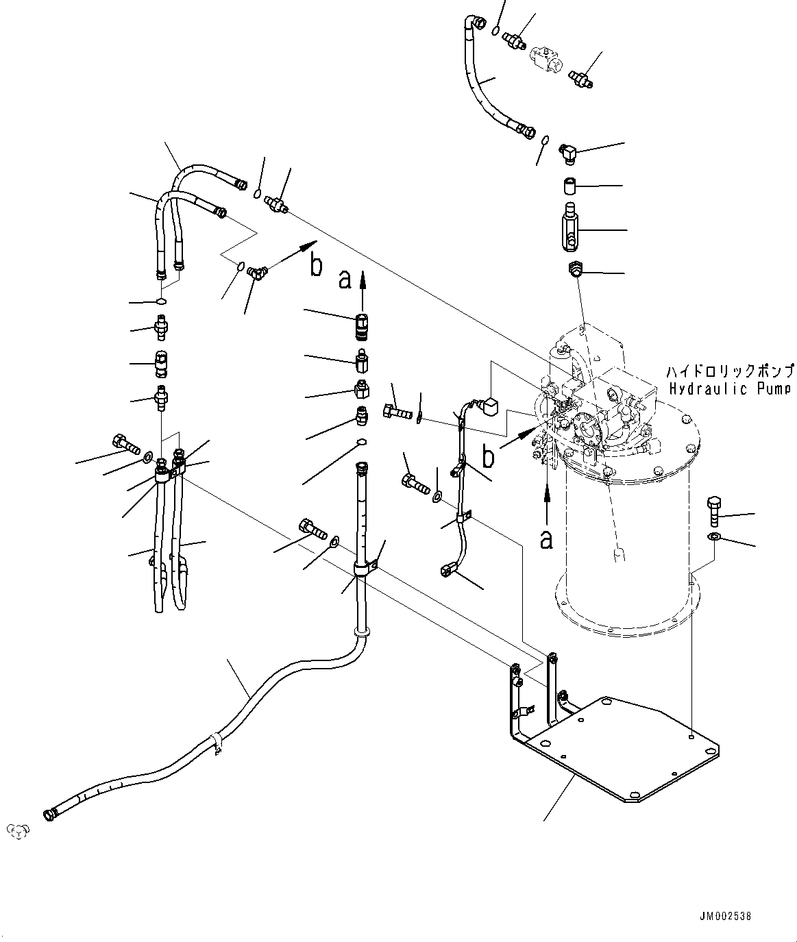 Шланг с торцевым уплотнением 02755-00308 KOMATSU