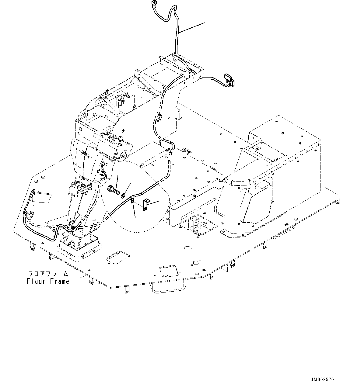Жгут проводов 427-Z89-6732 KOMATSU