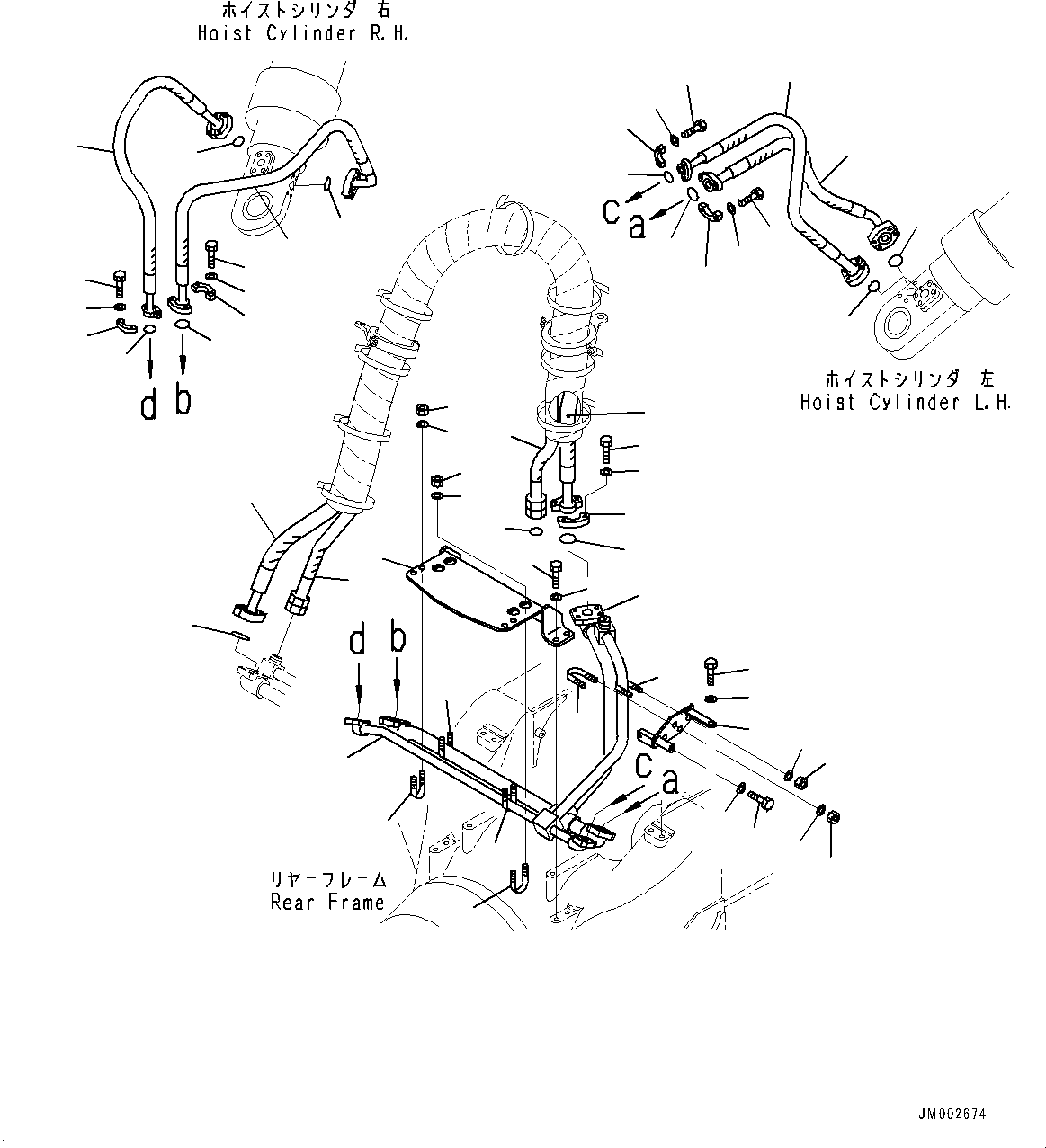 Шланг фланцевого типа 07089-00510 KOMATSU