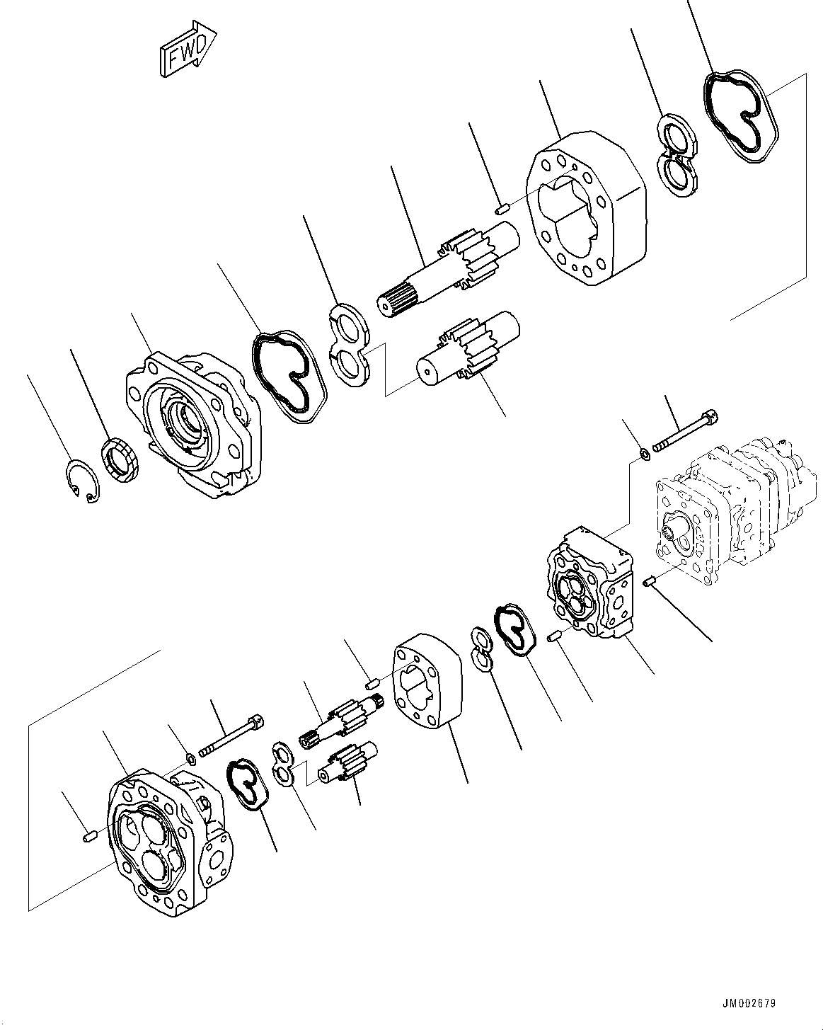 Шестерня ведущая (705-40-33740) KOMATSU