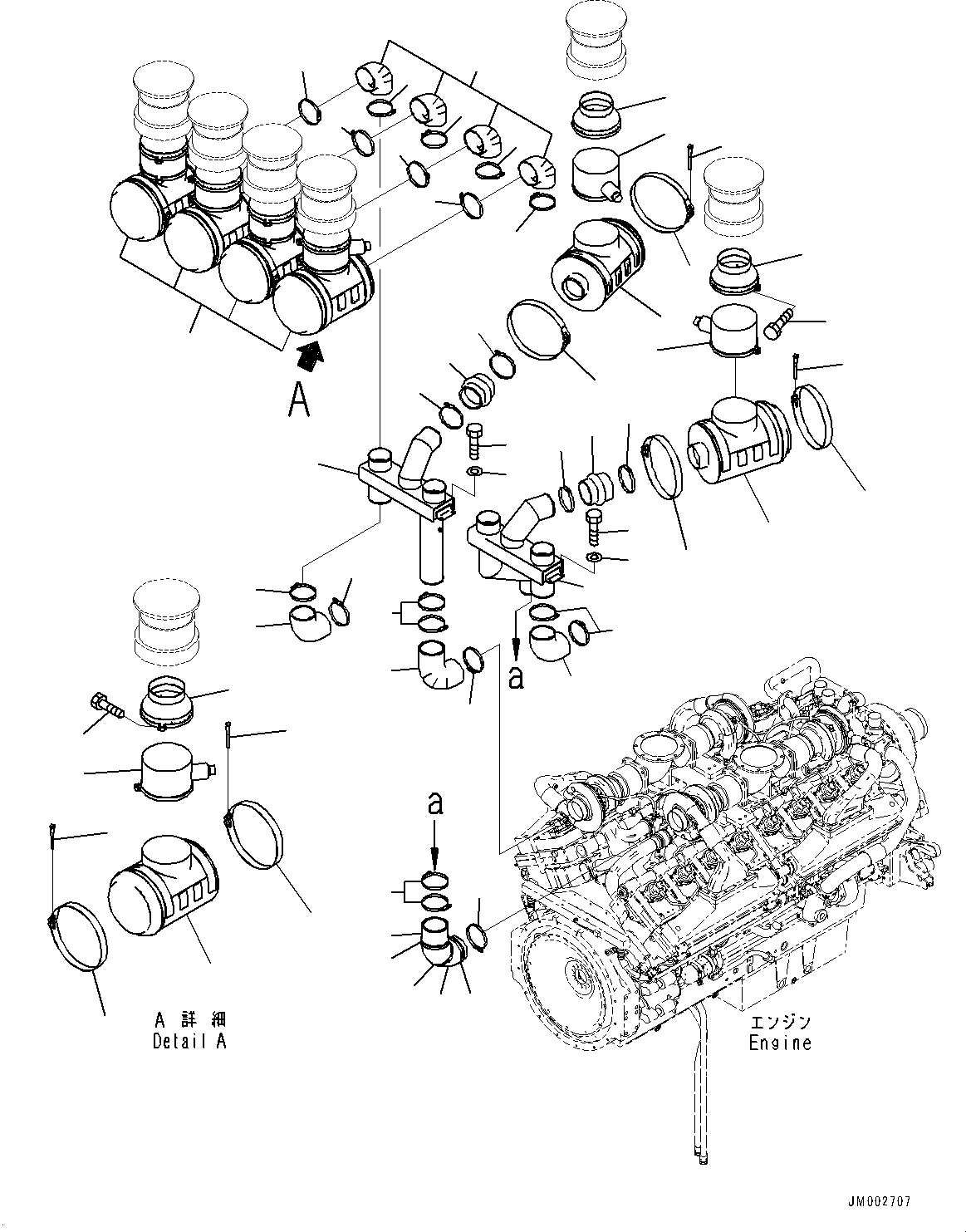 Воздуховод 42C-Z89-8880 KOMATSU