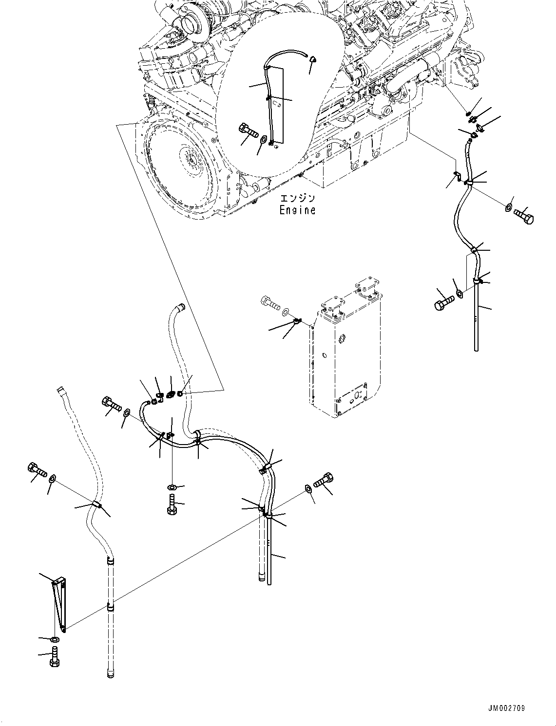 Шланг 07261-21427 KOMATSU