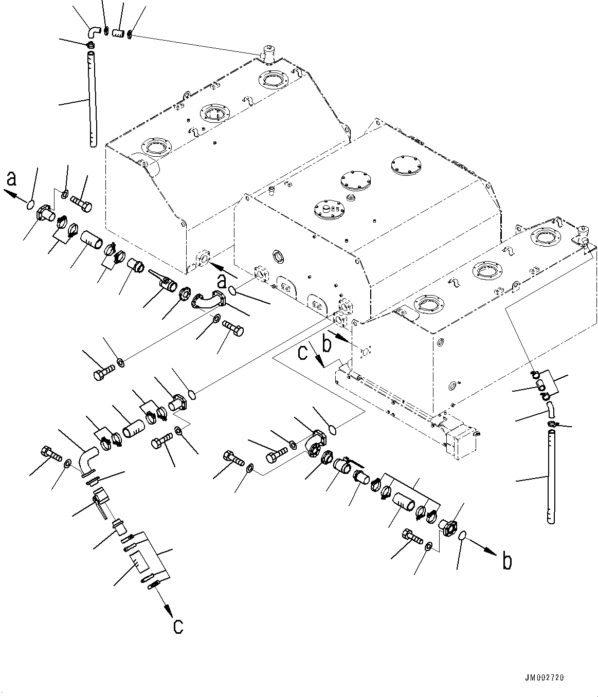 Шланг 07260-07418 KOMATSU