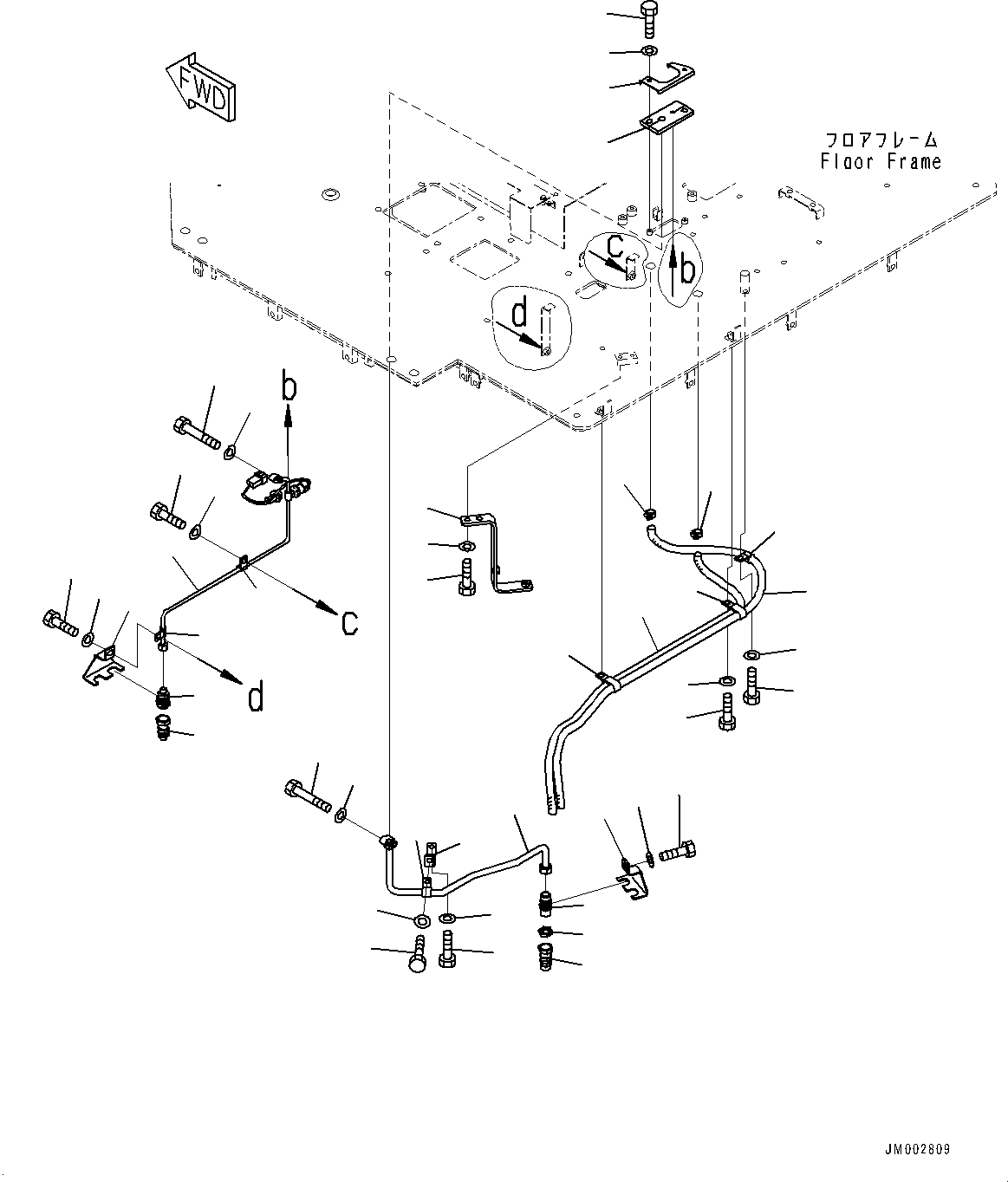 Шланг 07287-01414 KOMATSU