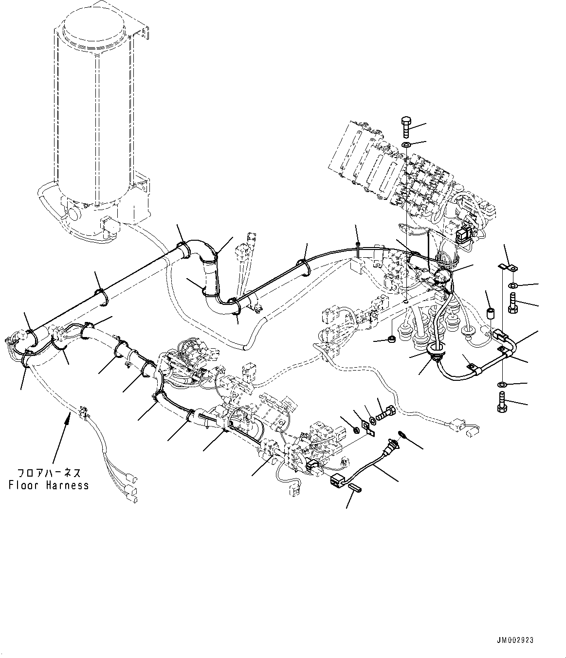 Переключатель в сборе 56B-95-27370 KOMATSU