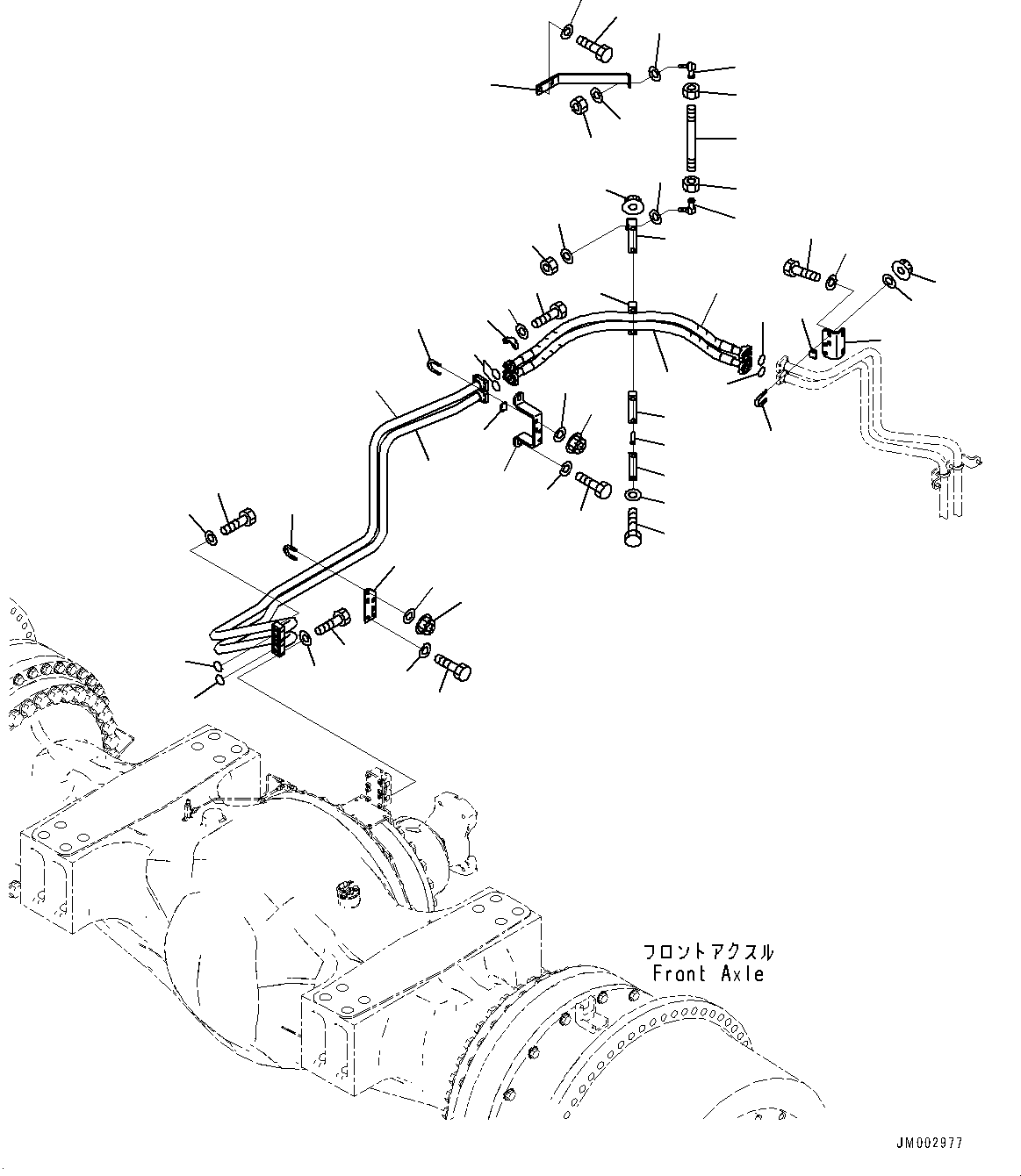 Тяга 04245-40834 KOMATSU