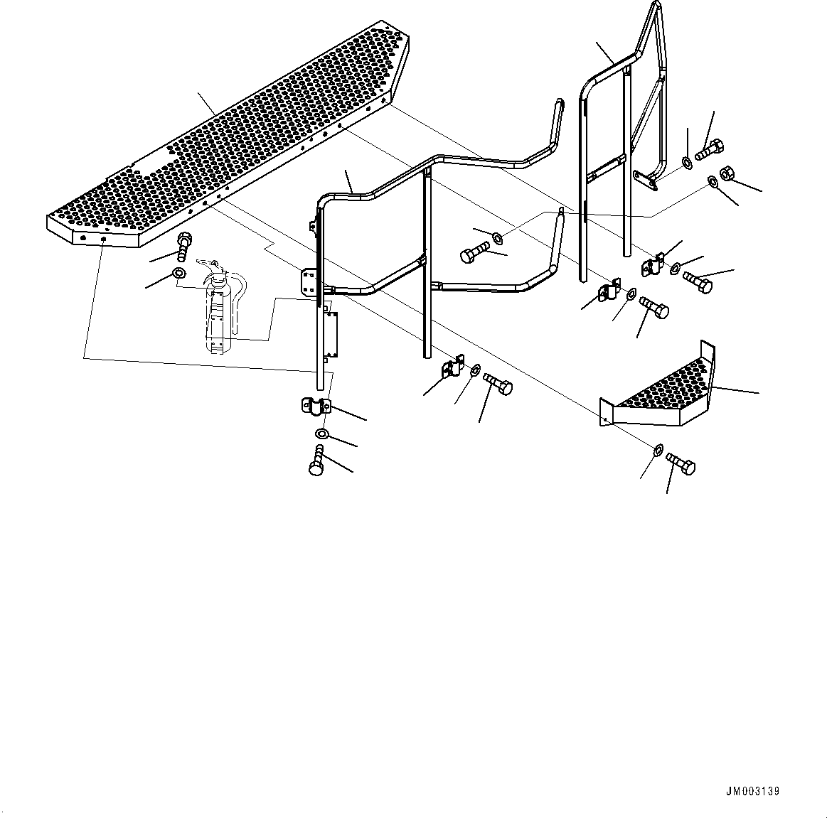 Подножка 561-54-8A820 KOMATSU