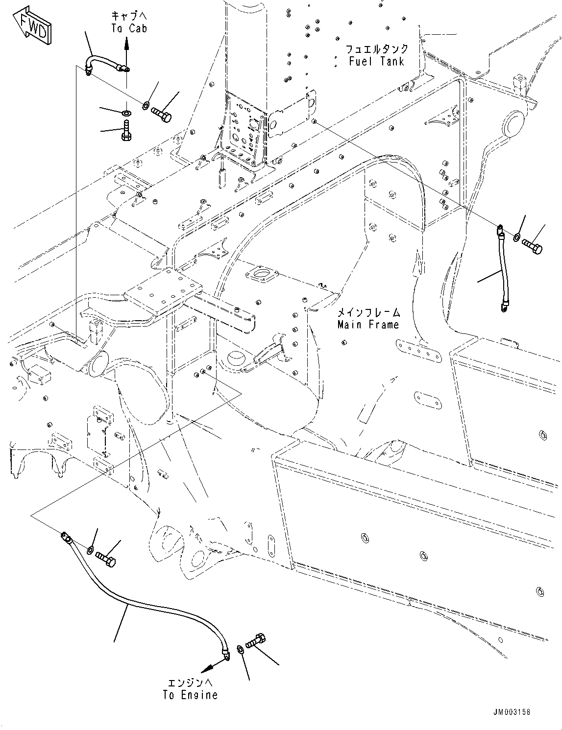 Кабель 08028-43090 KOMATSU