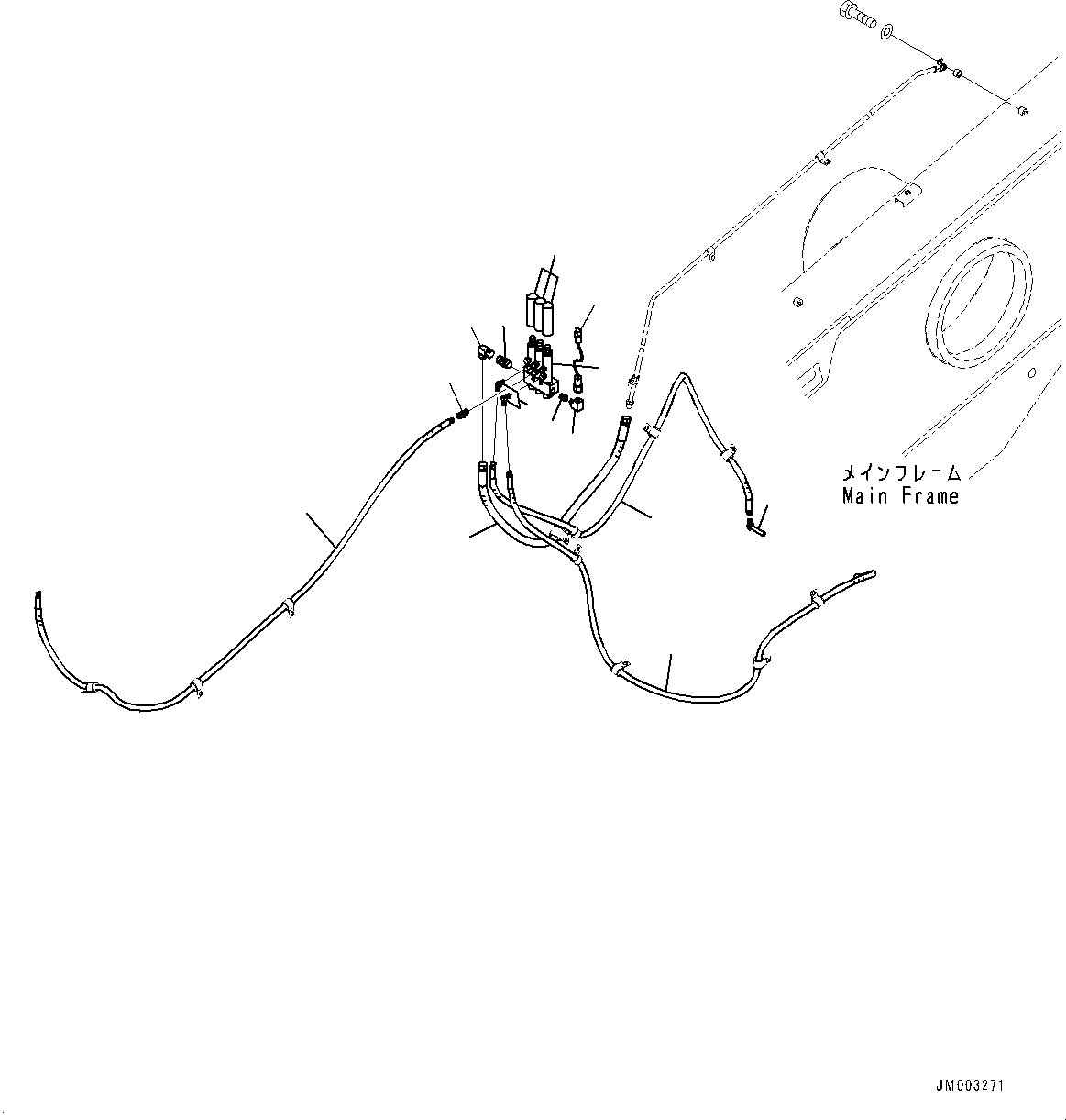 Датчик давления AHPC1654 KOMATSU