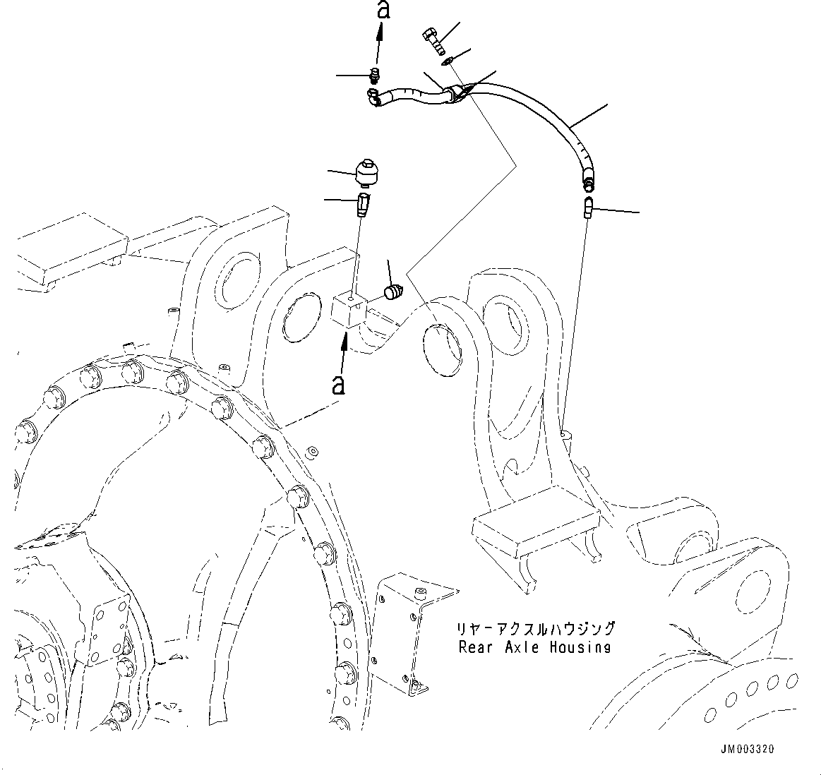 Переходник AHPC1053 KOMATSU