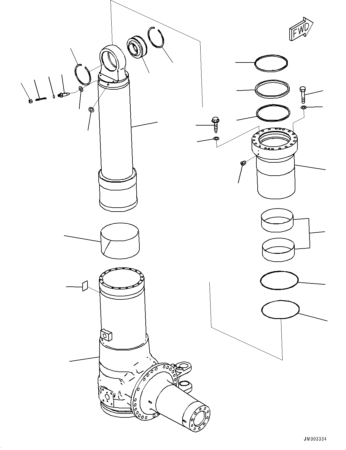 Suspension Assembly, For Extreme Cold Area Specification (-40 deg C) 562-50-3A400 KOMATSU
