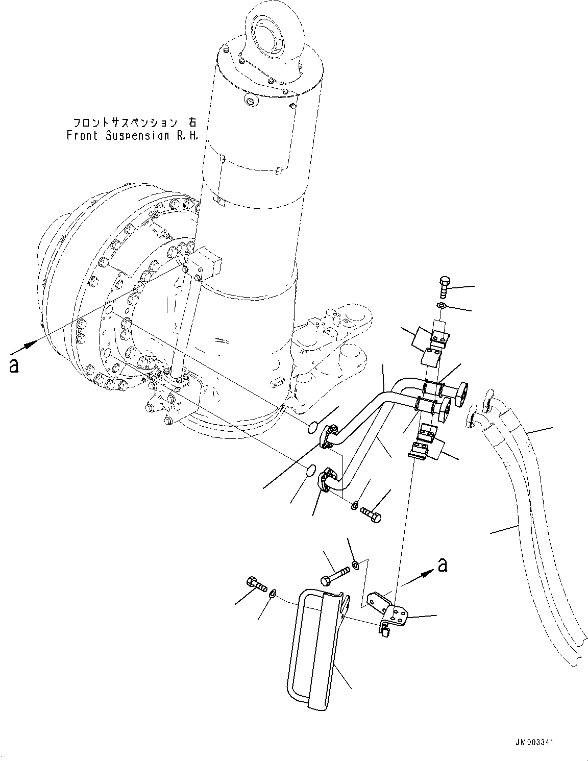 Трубка 562-61-33430 KOMATSU