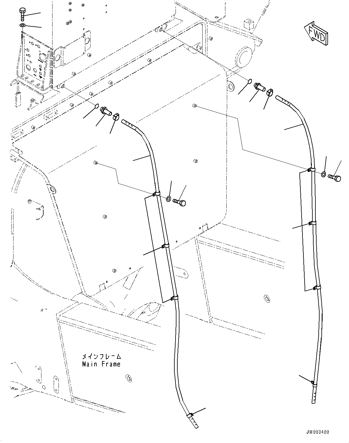 Шланг 07287-01927 KOMATSU