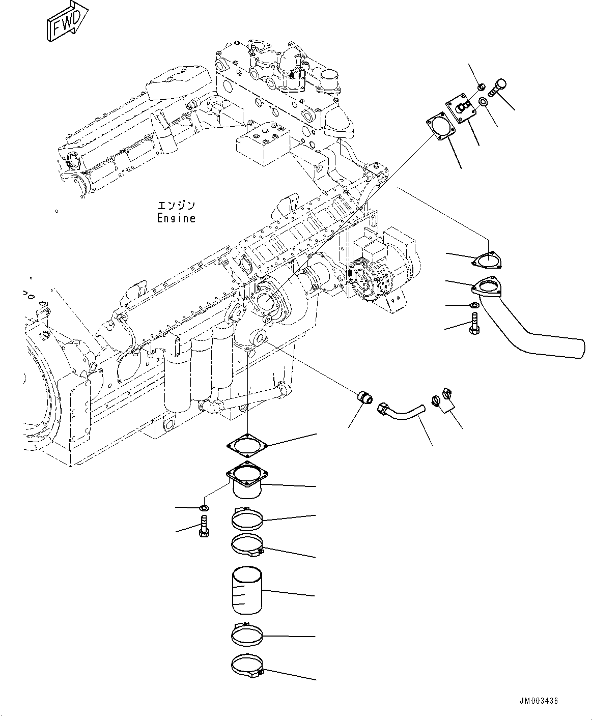 Переходник AHPC0920 KOMATSU