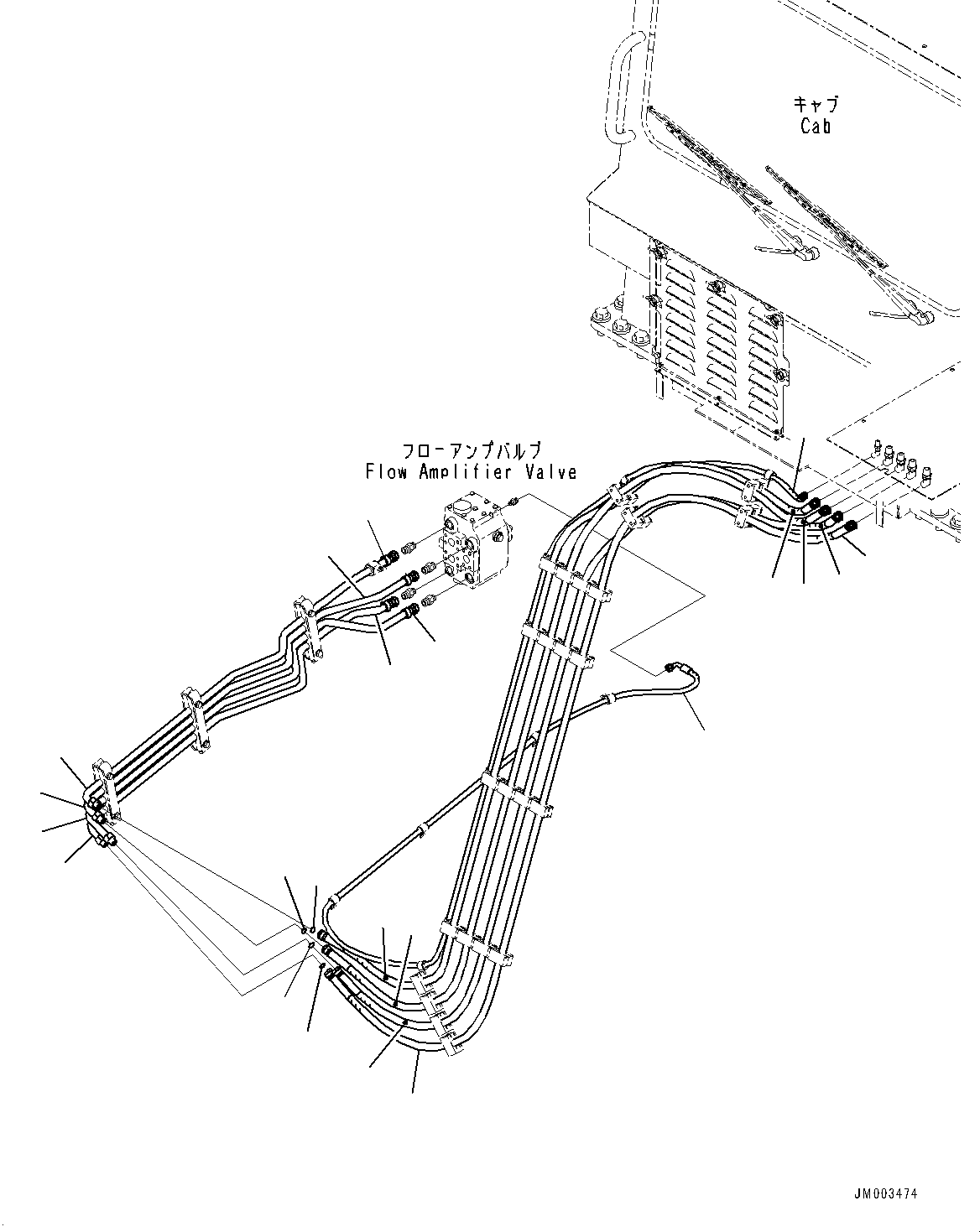 Шланг с торцевым уплотнением 02765-00436 KOMATSU