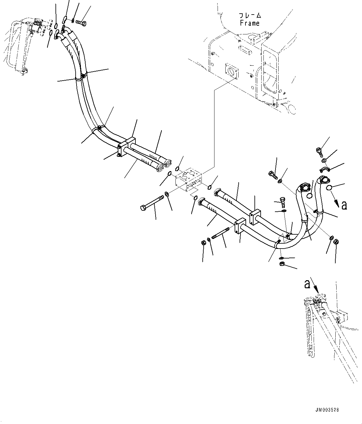 Шланг AHHA8106 KOMATSU