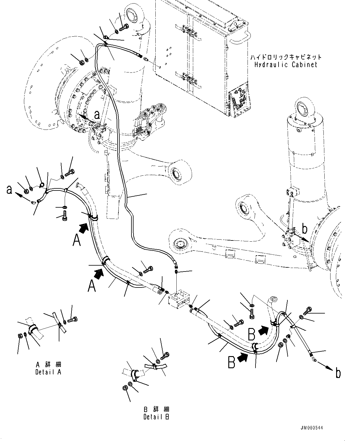 Шланг с торцевым уплотнением 02767-00440 KOMATSU