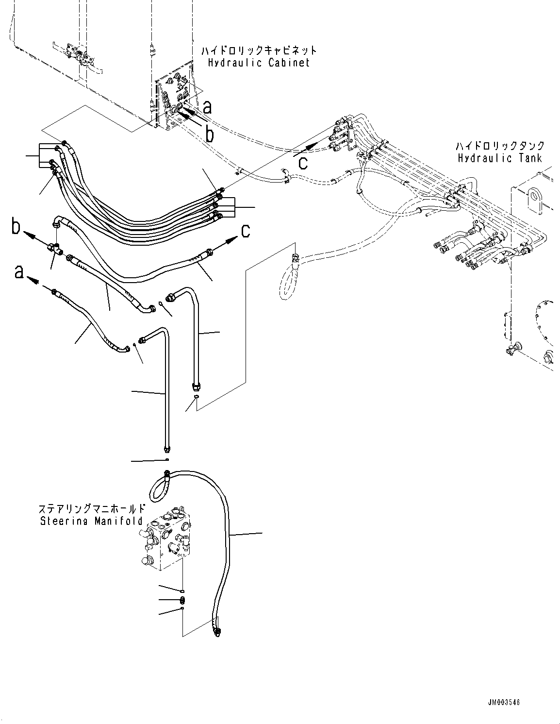 Шланг с торцевым уплотнением 02766-00613 KOMATSU