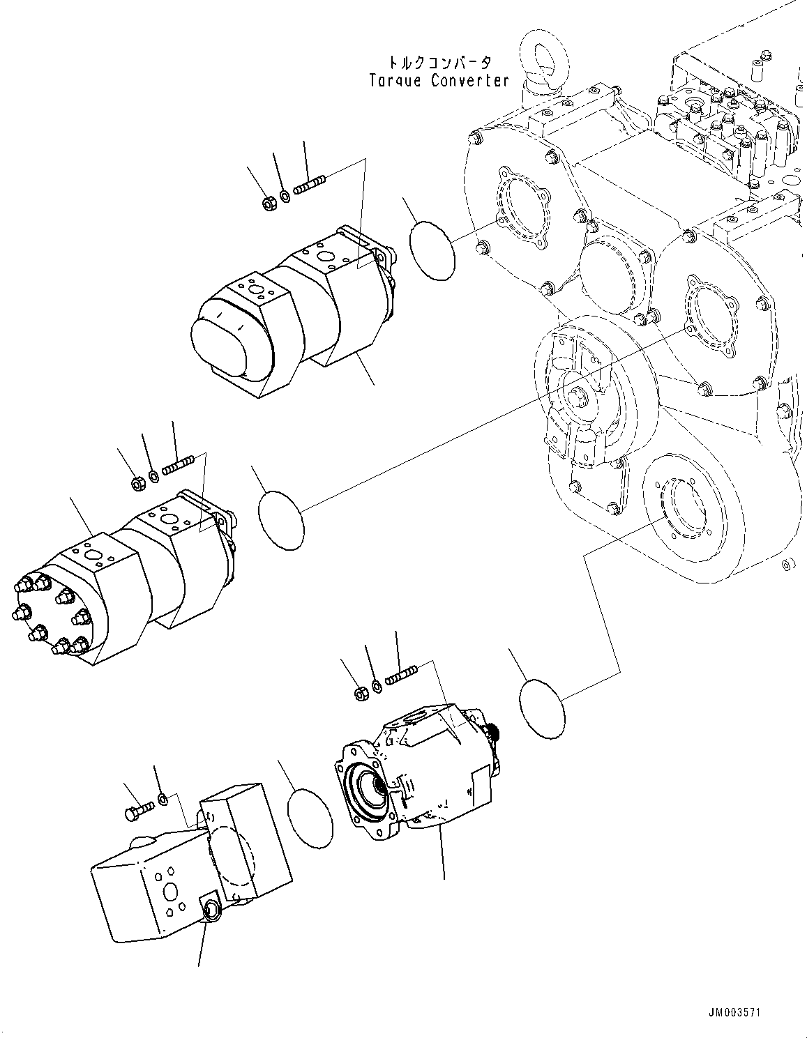 Насос в сборе AHPC1902 KOMATSU