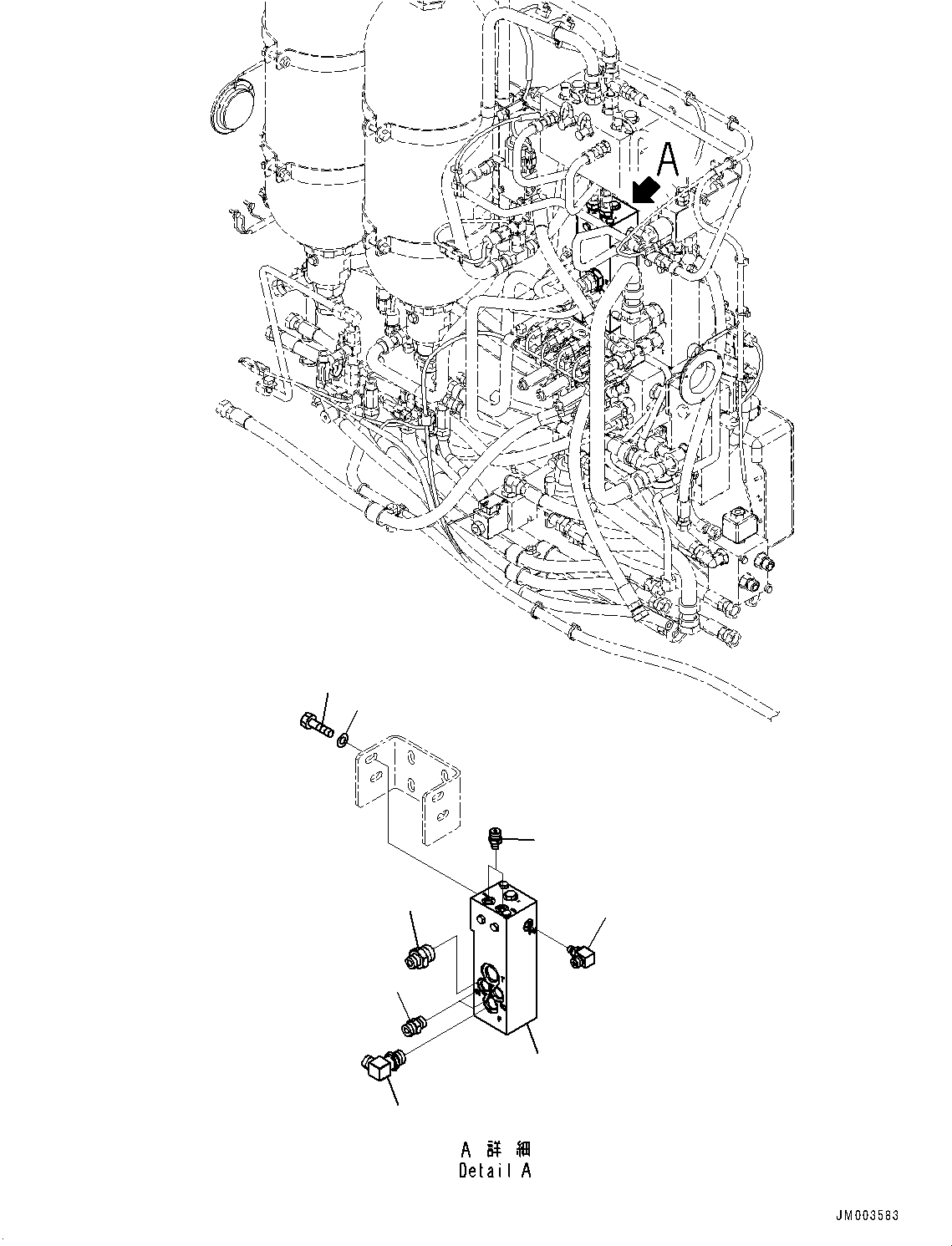 Клапан в сборе AHPC1023 KOMATSU