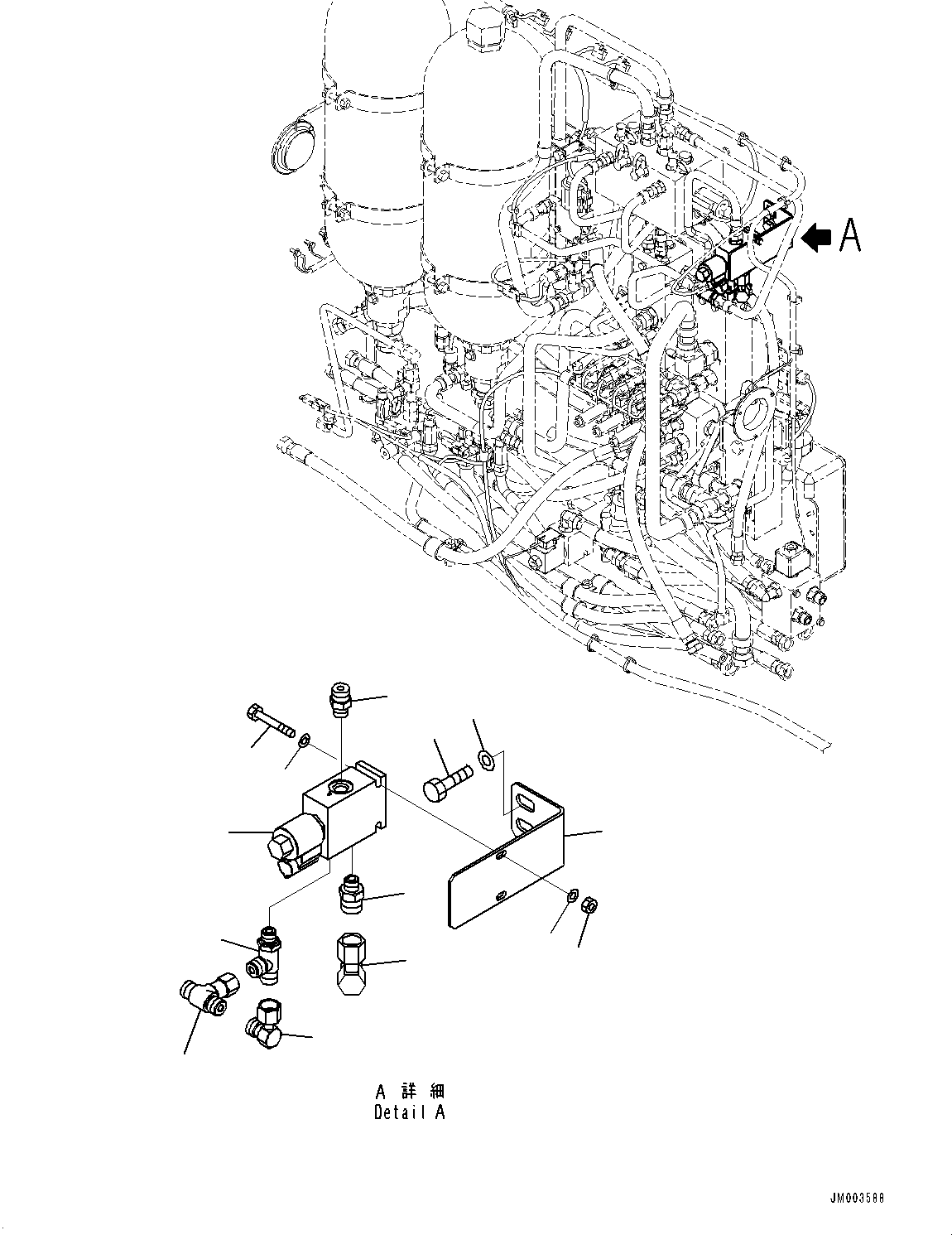 Тройник AHWB0240 KOMATSU