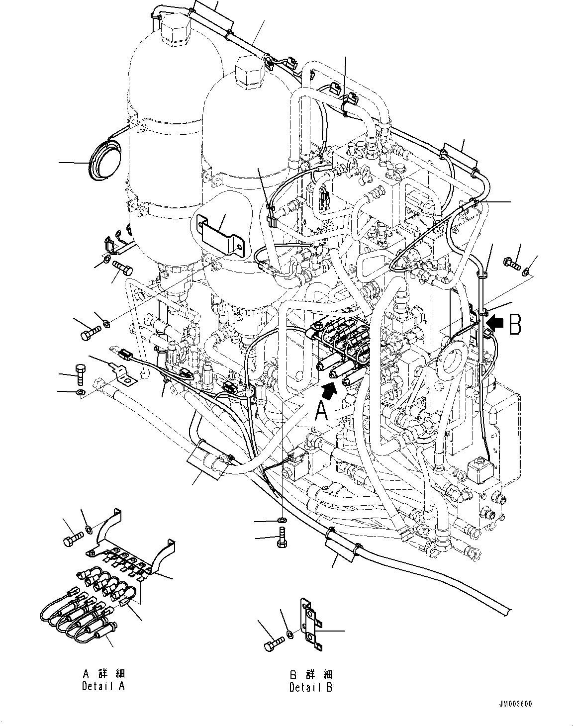 Фонарь AHVS0035 KOMATSU