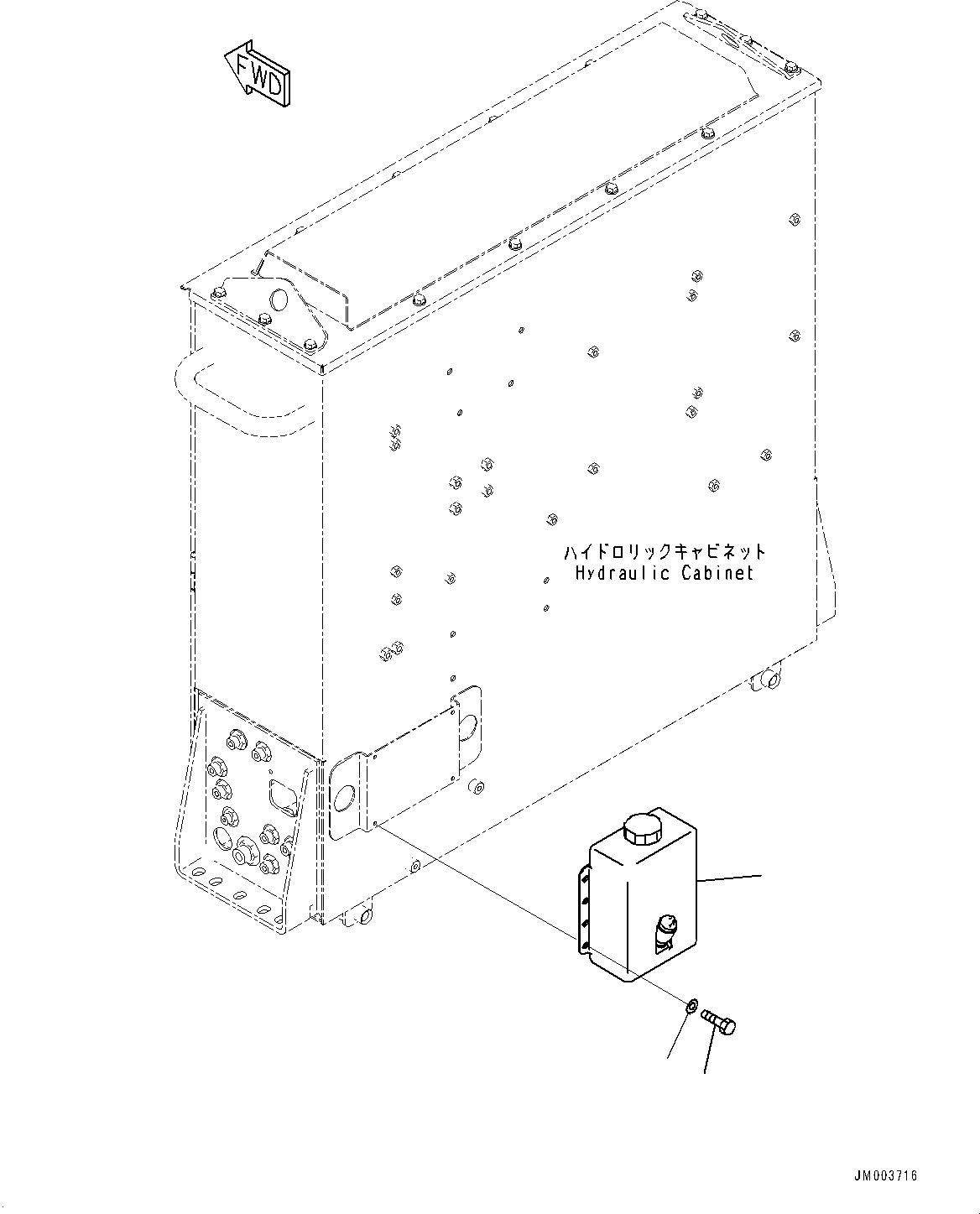 Tank, Window Washer AHVE5339 KOMATSU