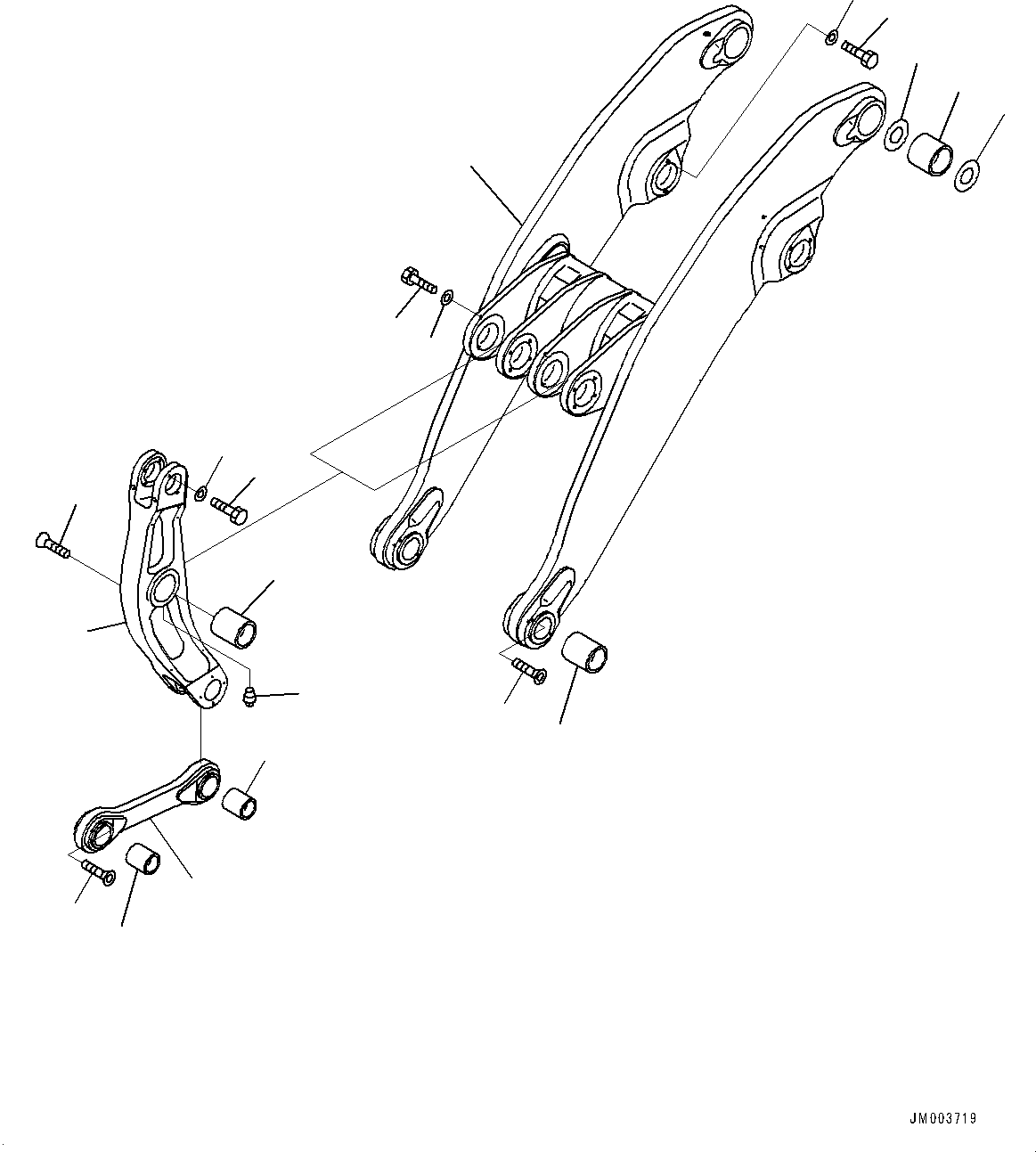 Boom Assembly 42C-70-14101 KOMATSU