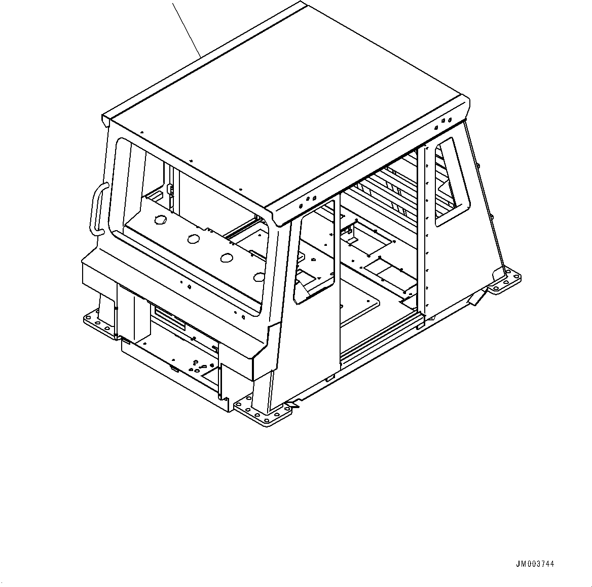 Уплотнитель двери AHSM2402 KOMATSU