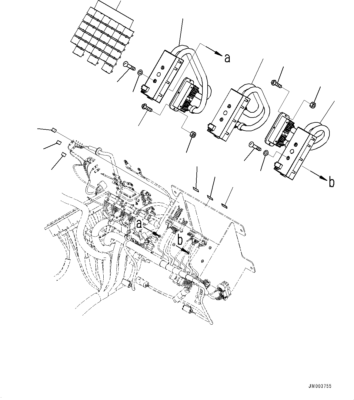 Табличка AHWB3159 KOMATSU