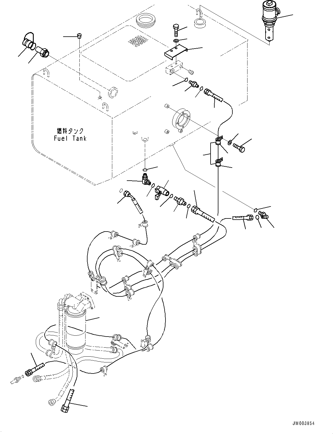 Шланг с торцевым уплотнением 02763-G0333 KOMATSU