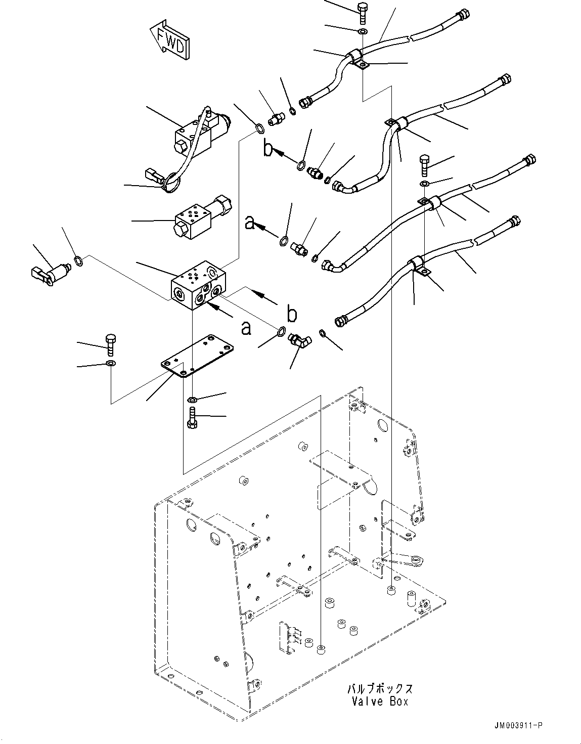 Шланг с торцевым уплотнением 02753-002A8 KOMATSU