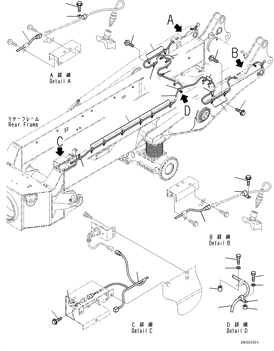 Жгут проводов 56B-86-26561 KOMATSU
