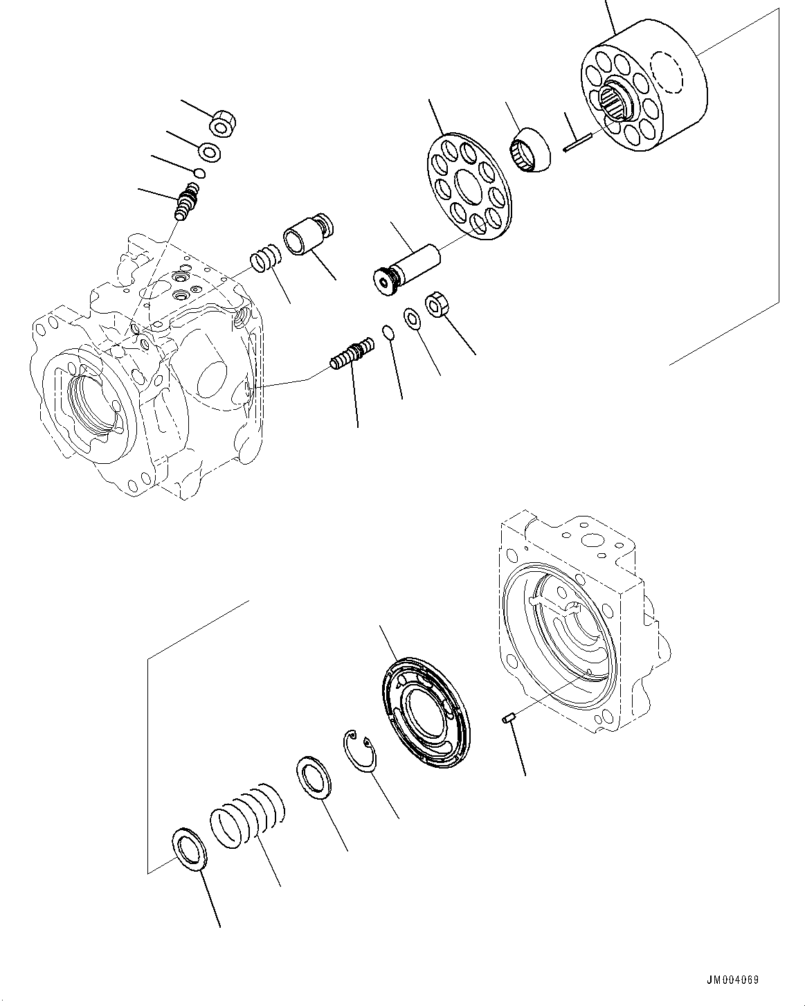 Насос (подузел) (708-1W-08280) KOMATSU