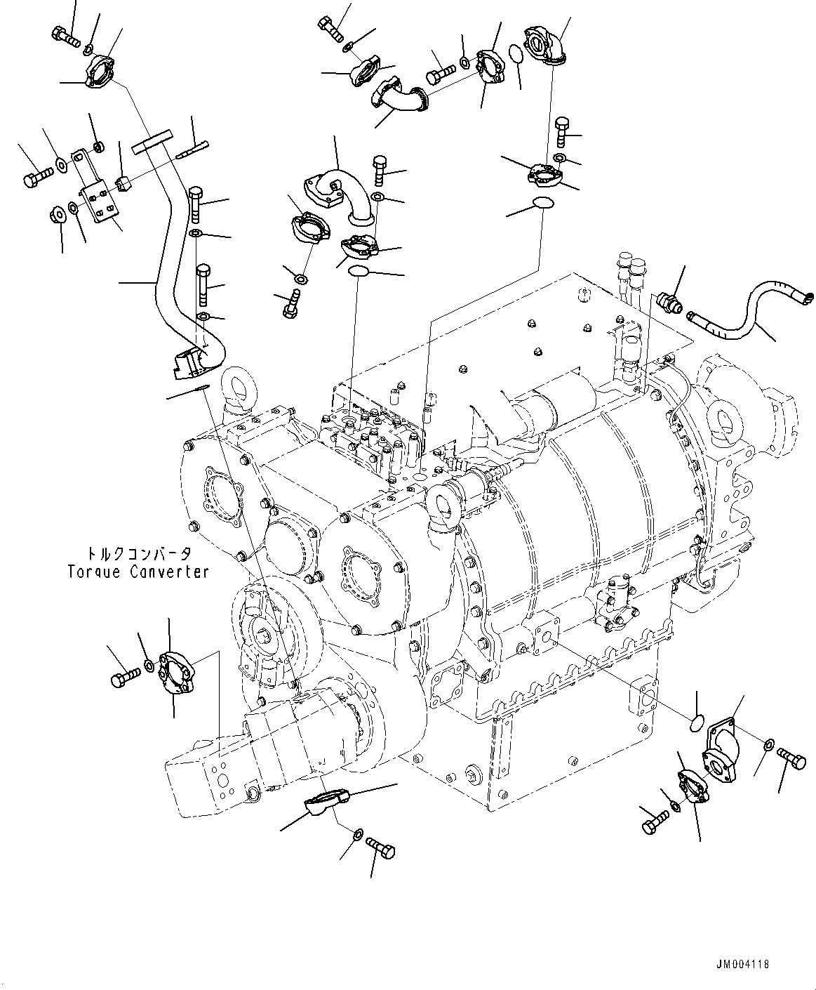 Проставка AHEM8268 KOMATSU