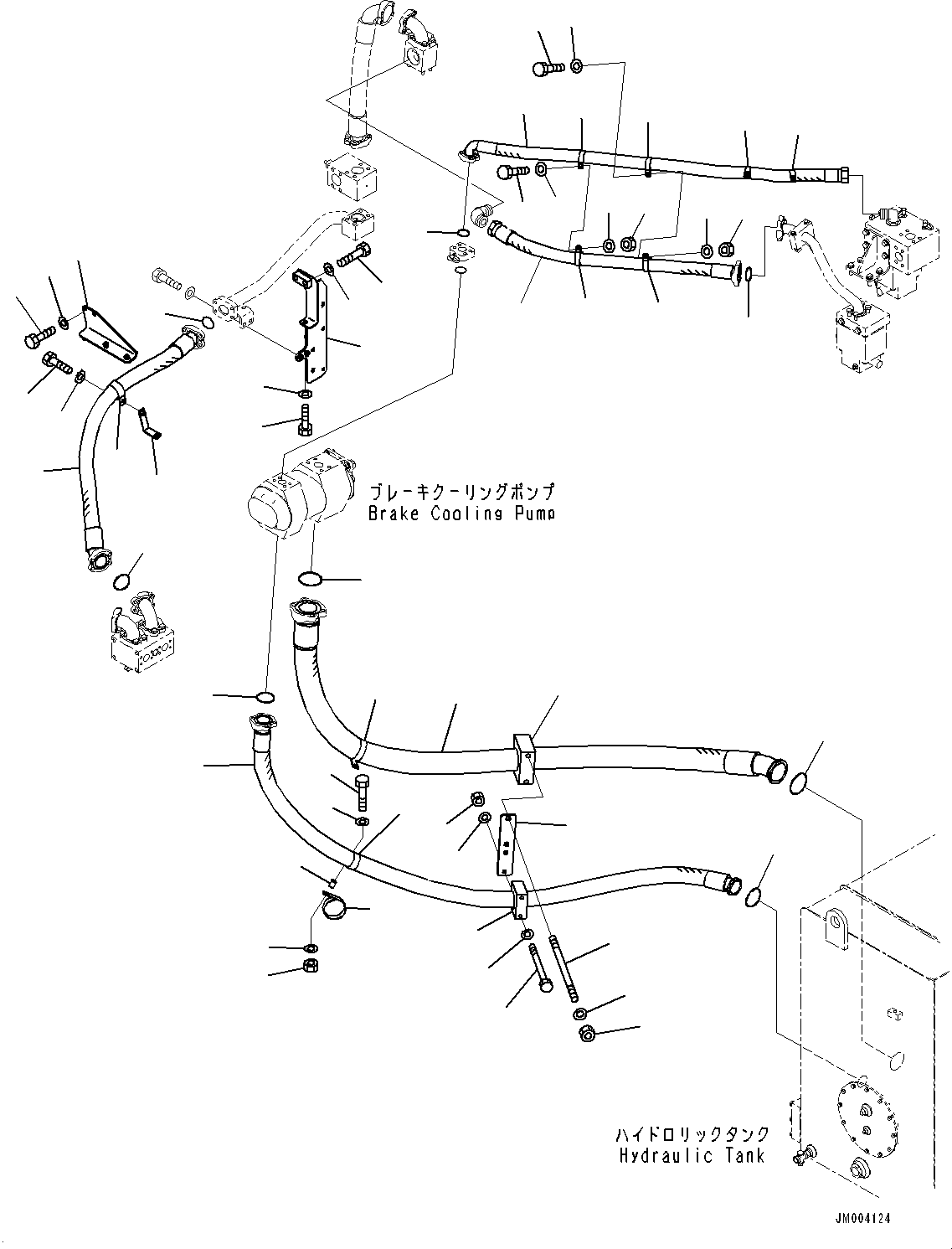 Поперечная тяга AHEF9094 KOMATSU