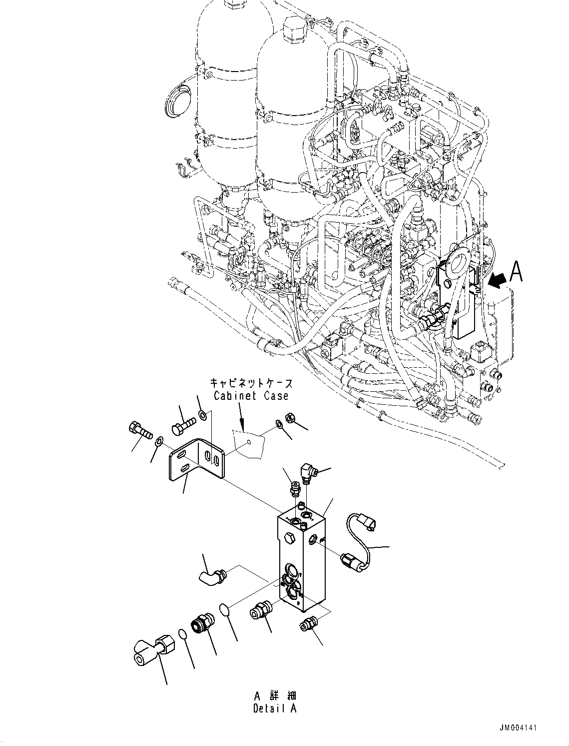 Клапан в сборе AHPC1058 KOMATSU