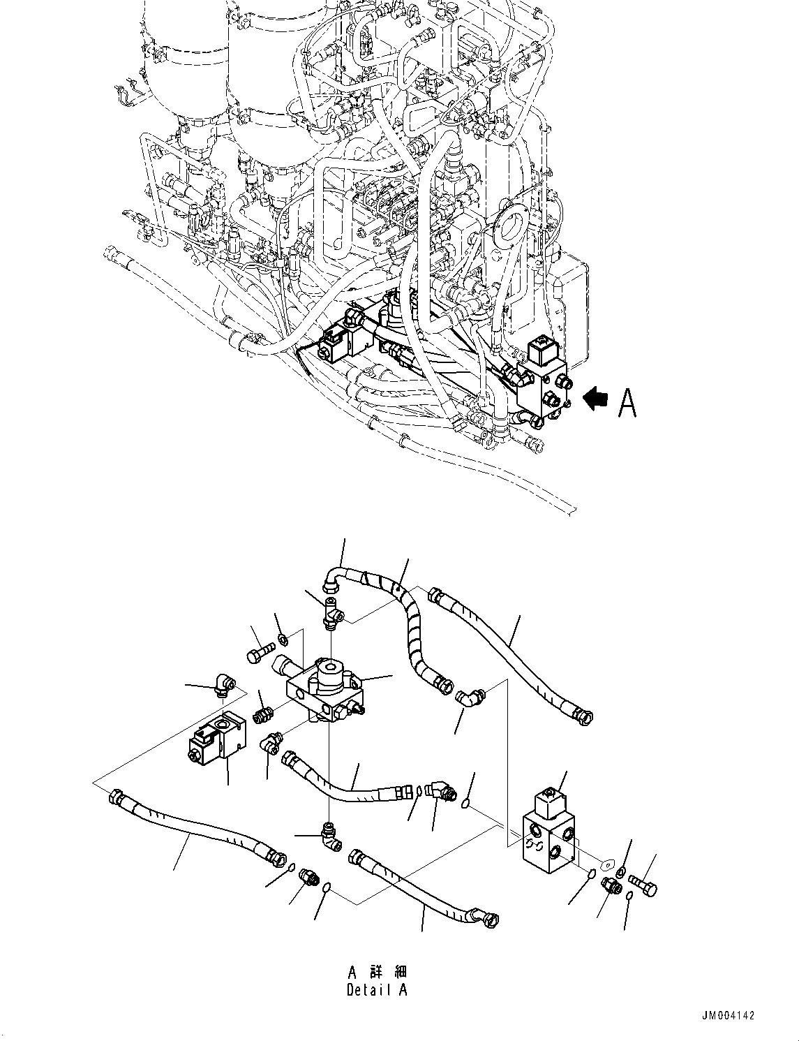 Распределительный коллектор AHPC1372 KOMATSU