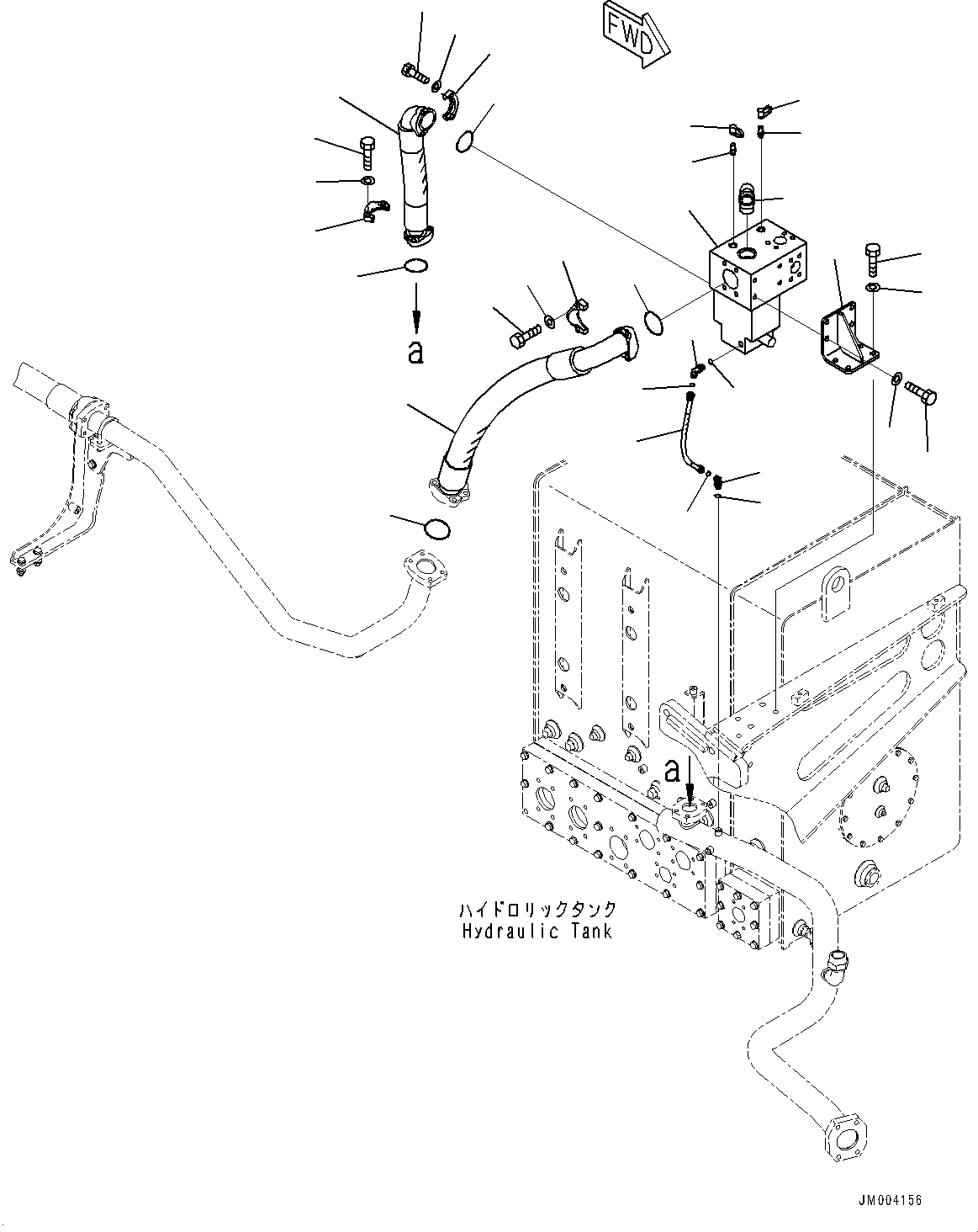 Valve Assembly, Brake Control, Rear AHEF5019 KOMATSU