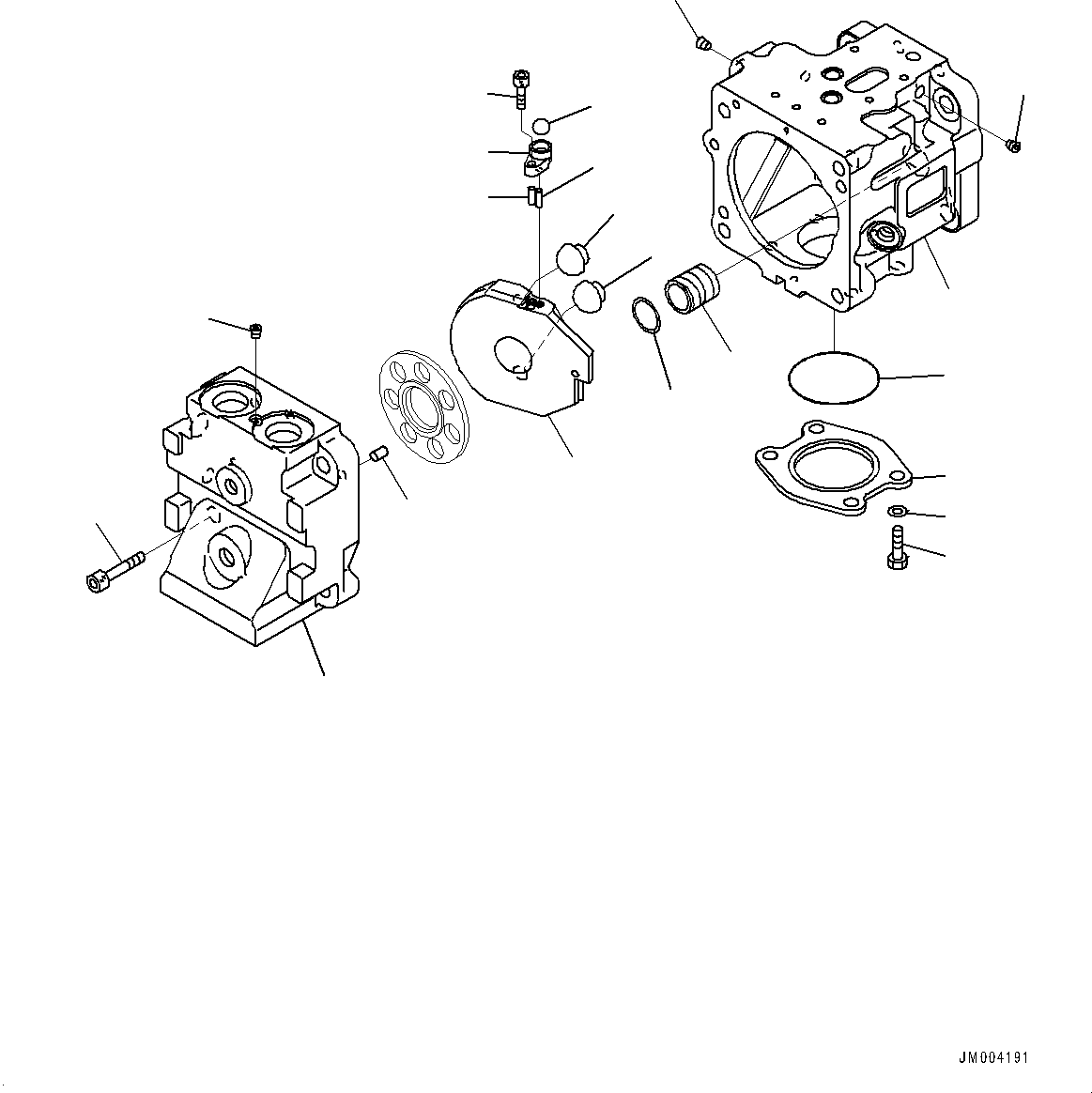 Корпус в сборе (708-1T-04411) KOMATSU