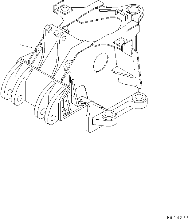 SEAT ASS'Y,FRONT FRAME 41F-Z89-3110 KOMATSU