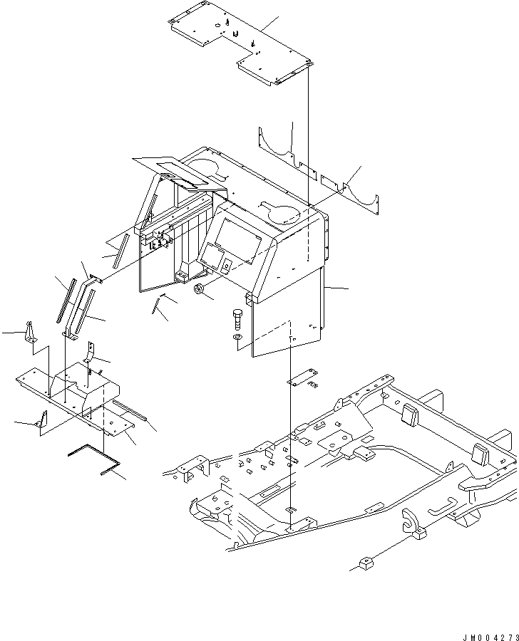 BULKHEAD 41F-S05-2112 KOMATSU