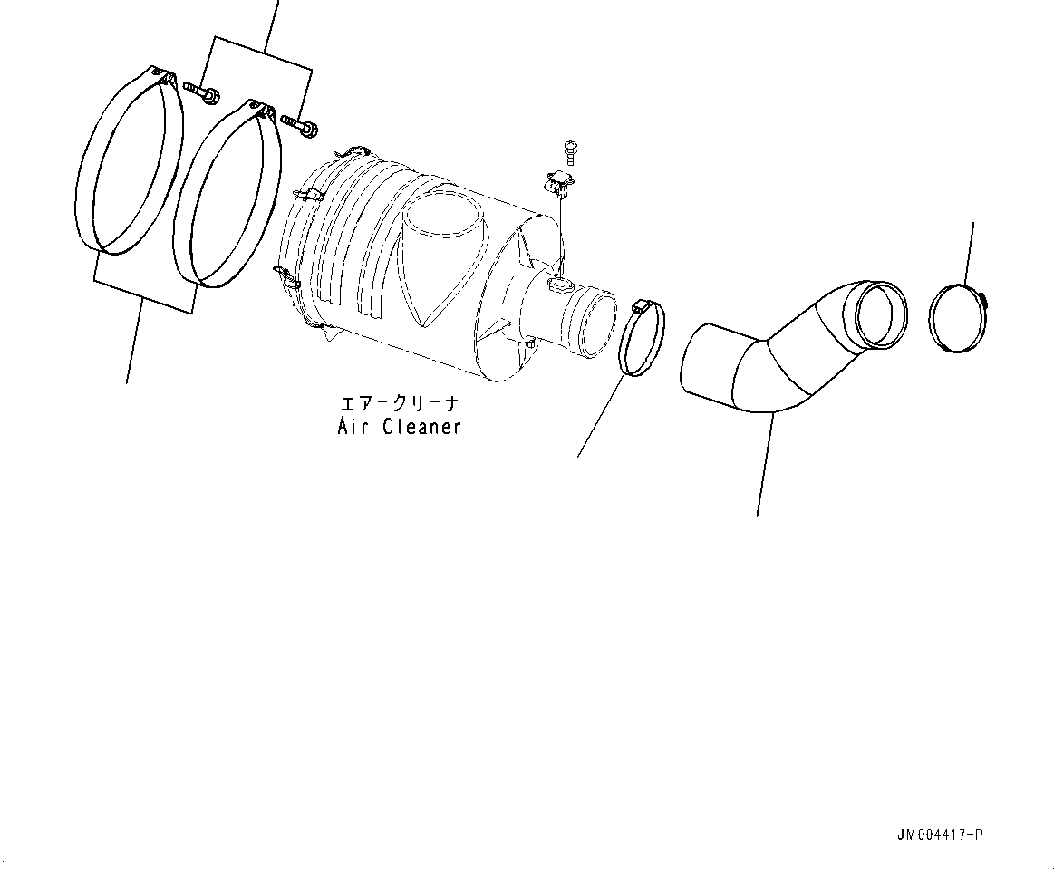 Шланг 56B-02-3A580 KOMATSU