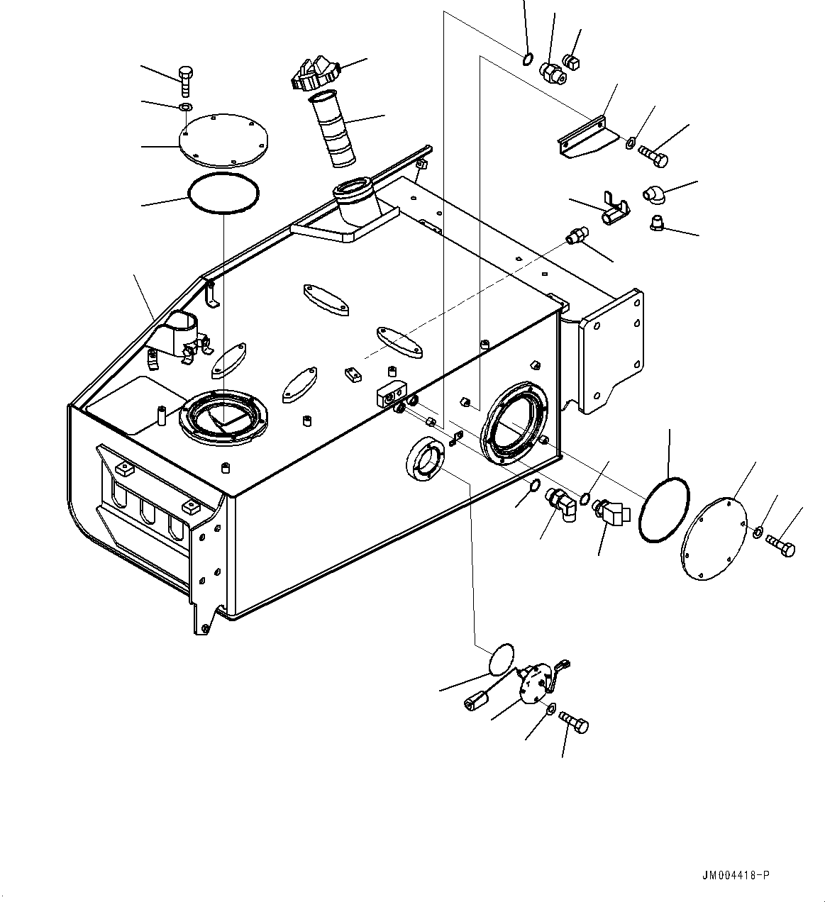 Tank Assembly, Fuel 56B-04-3A610 KOMATSU