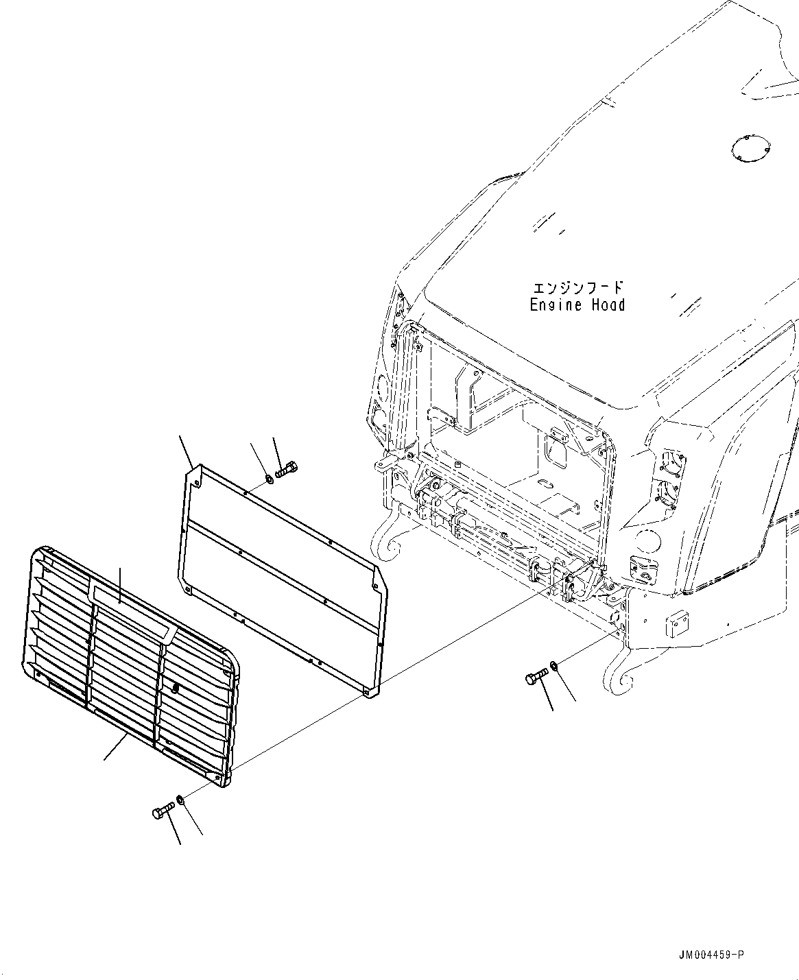 Сетка 56B-92-3A111 KOMATSU