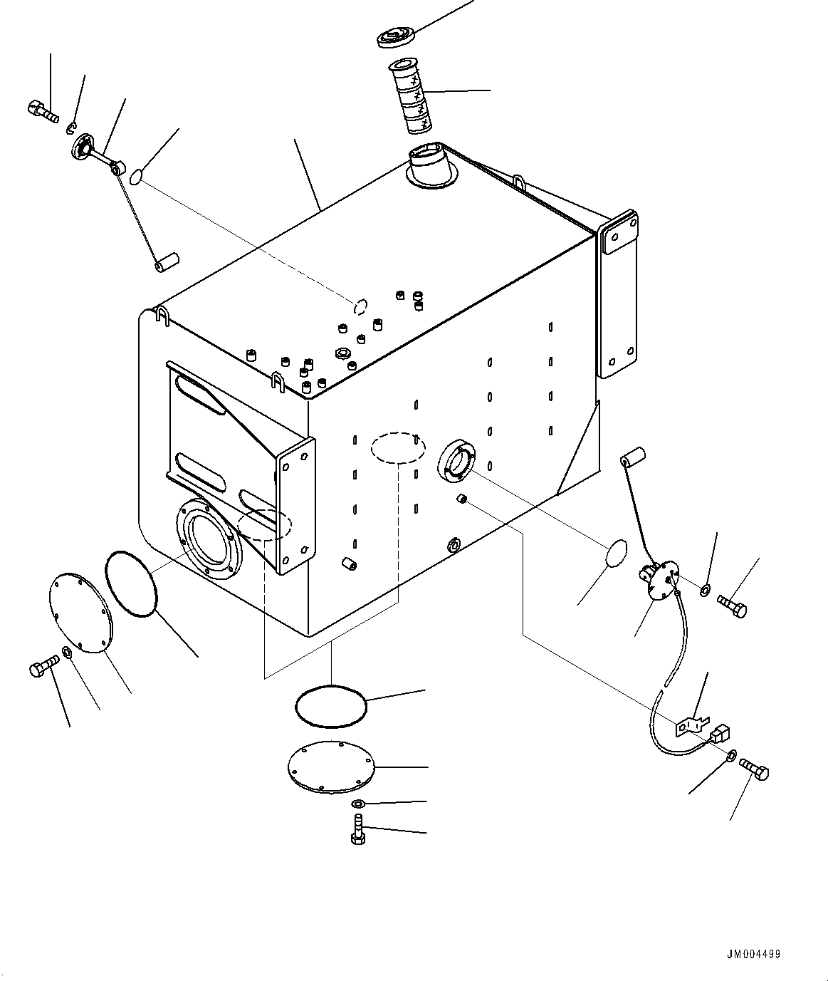 Tank Assembly, Fuel 569-04-89700 KOMATSU