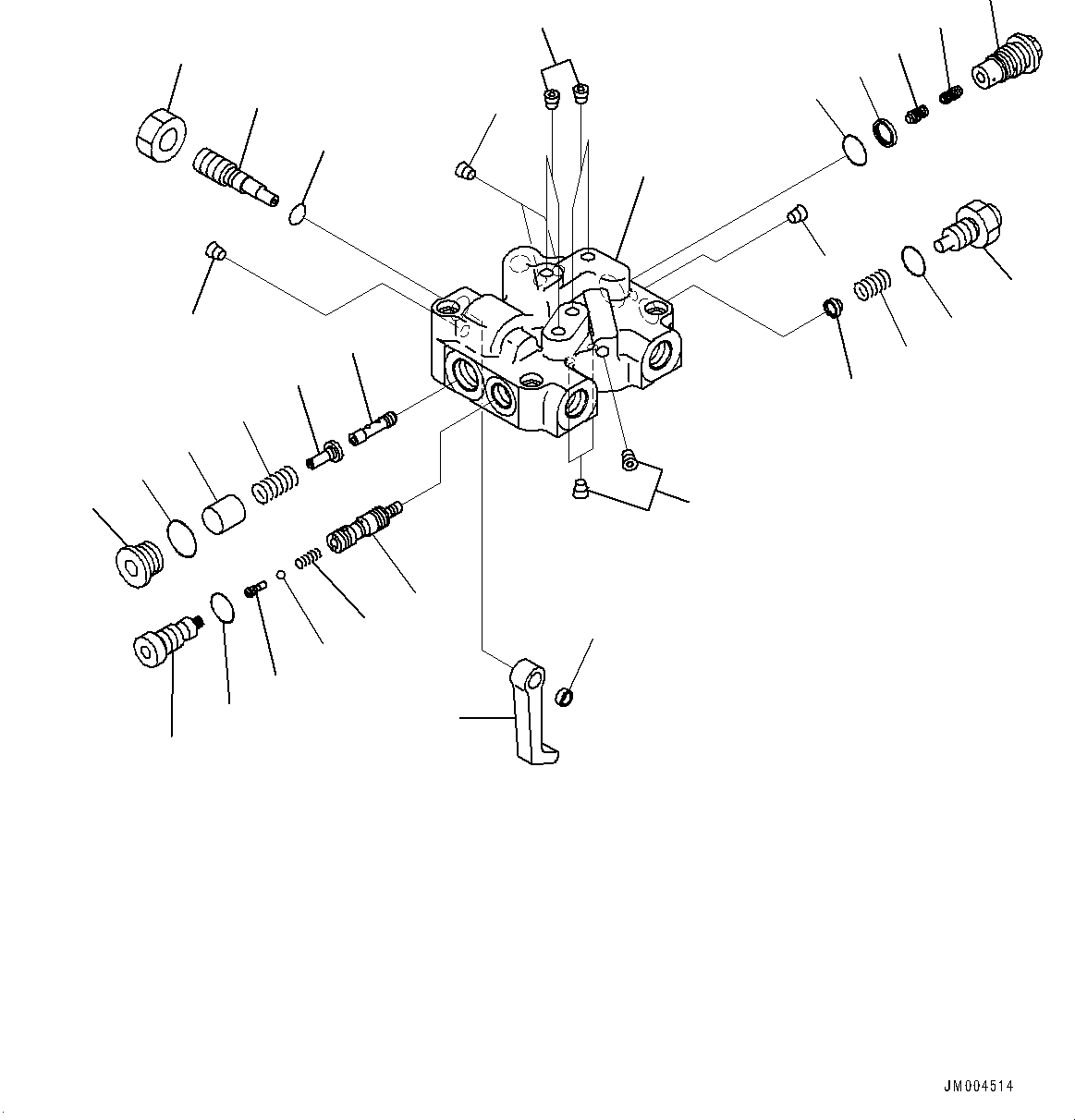 Spool Subassembly 708-1W-03531 KOMATSU