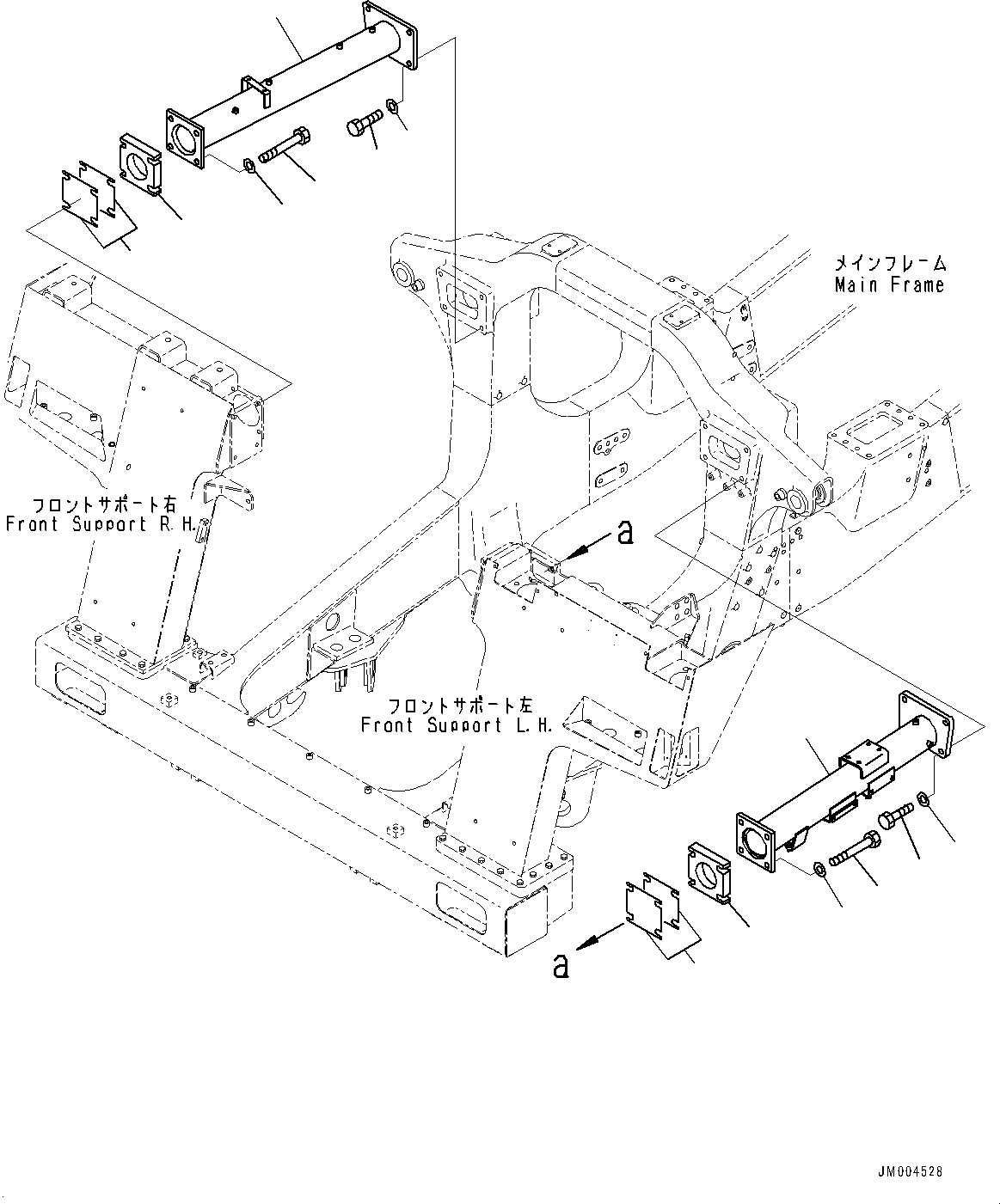 Stay, L.H. 569-89-88290 KOMATSU