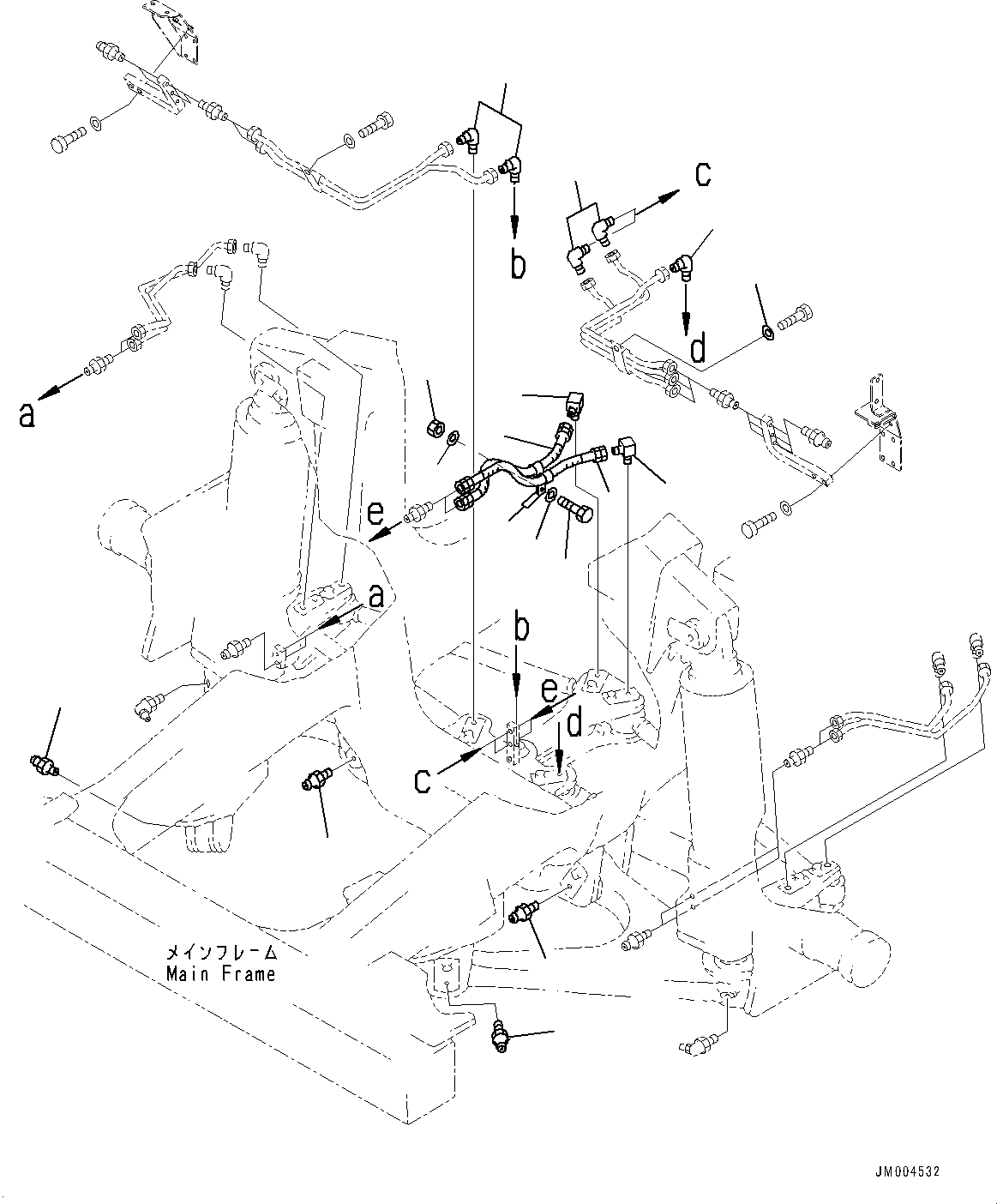 Шланг с коническим уплотнением 07109-202A6 KOMATSU
