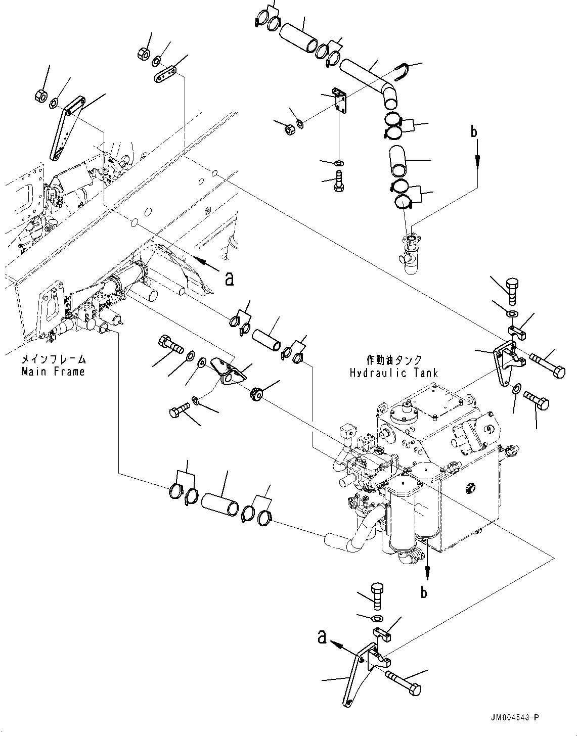 Трубка 561-98-85361 KOMATSU